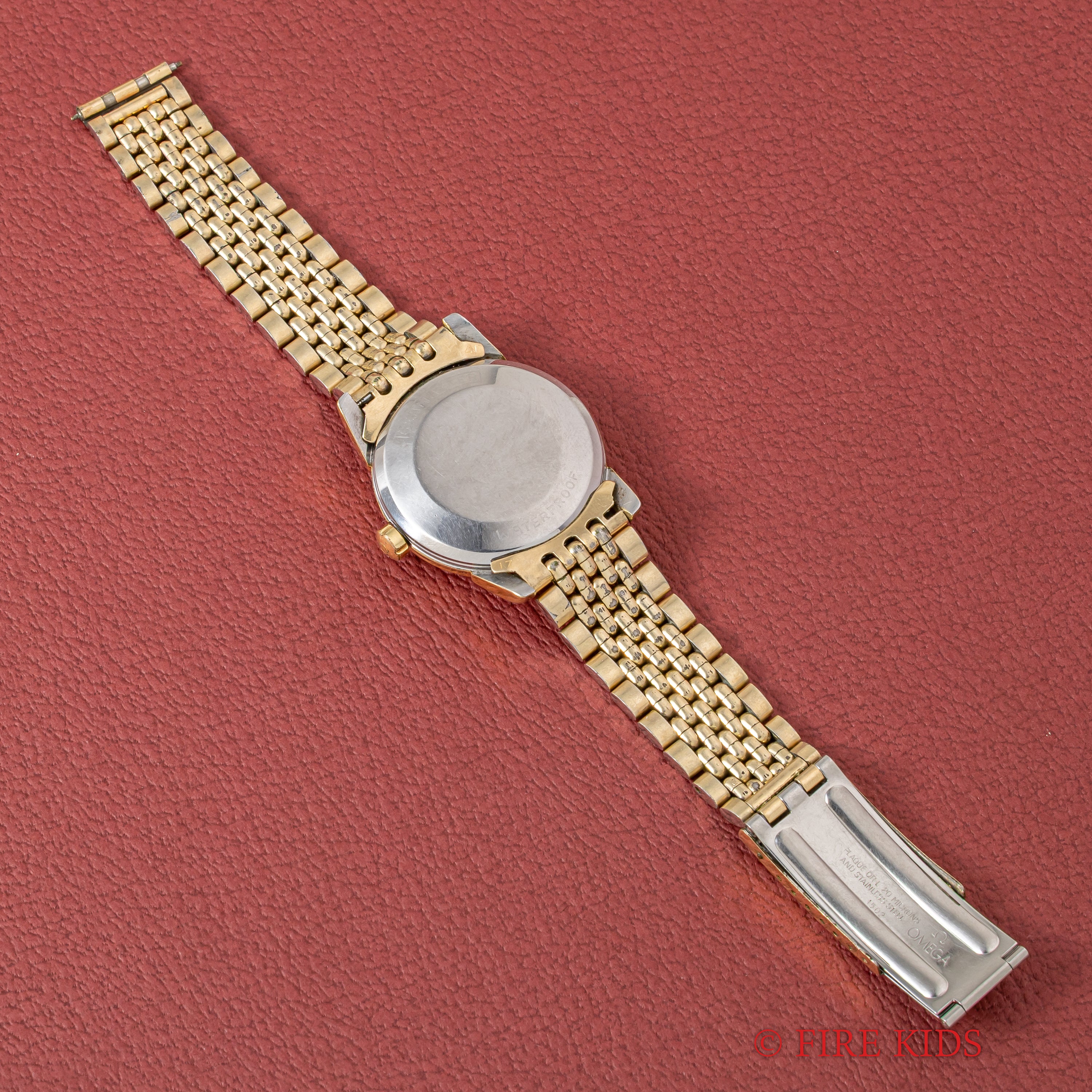 オメガ シーマスター ツートンダイヤル 1956年製 トップゴールドケース 純正ブレス