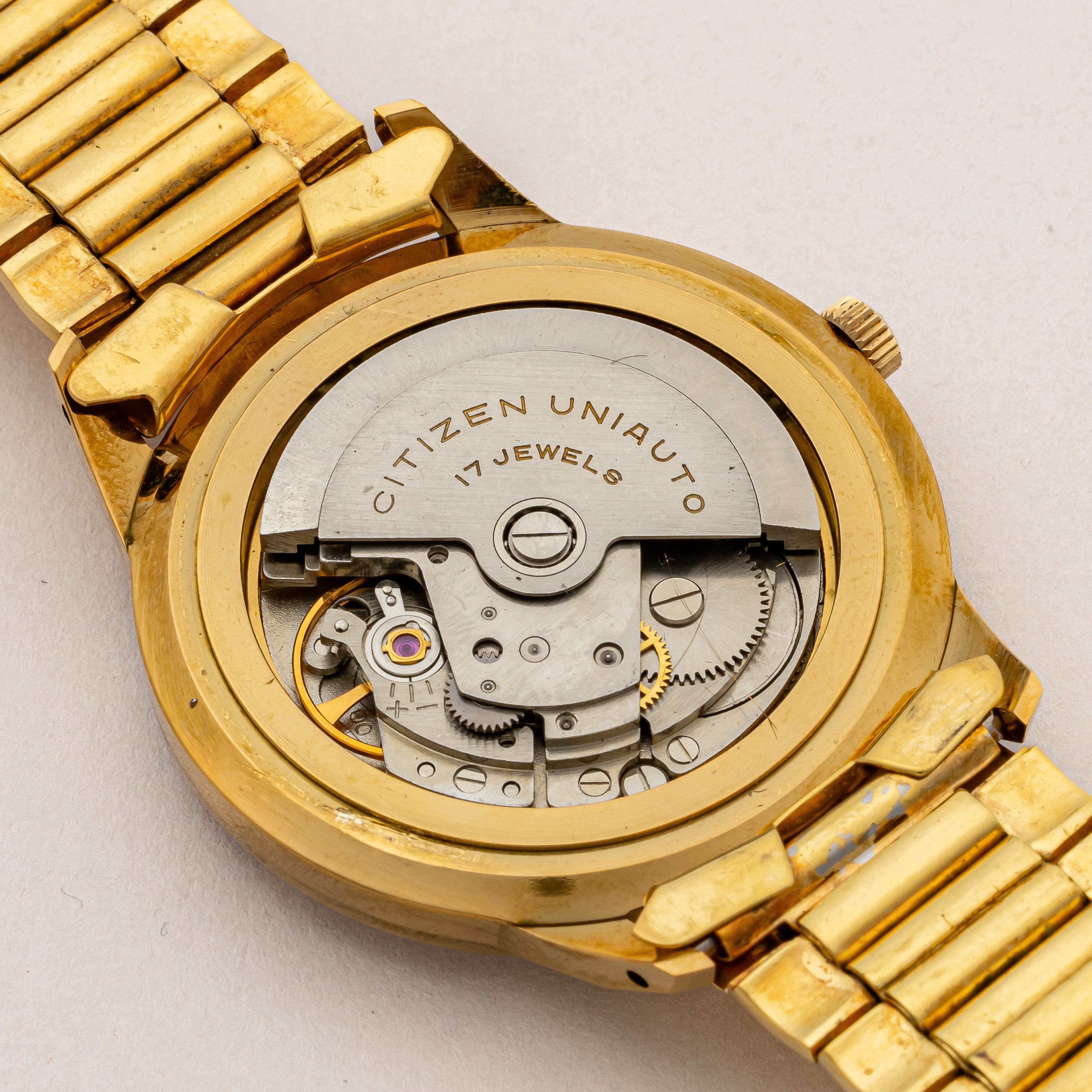 シチズン ユニオート 1963年製 Ref.UNI5901 C.G.P レッドダイヤル 未使用品 タグ付き