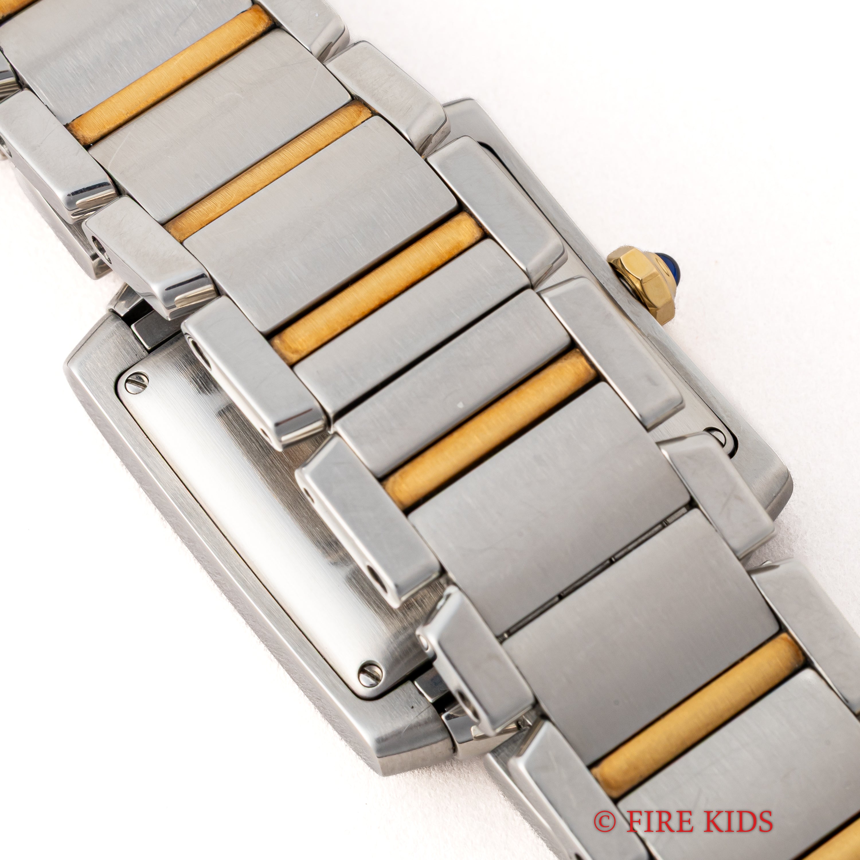 カルティエ タンクフランセーズ LMサイズ コンビ 2000年代製 自動巻 ギョウシェダイヤル