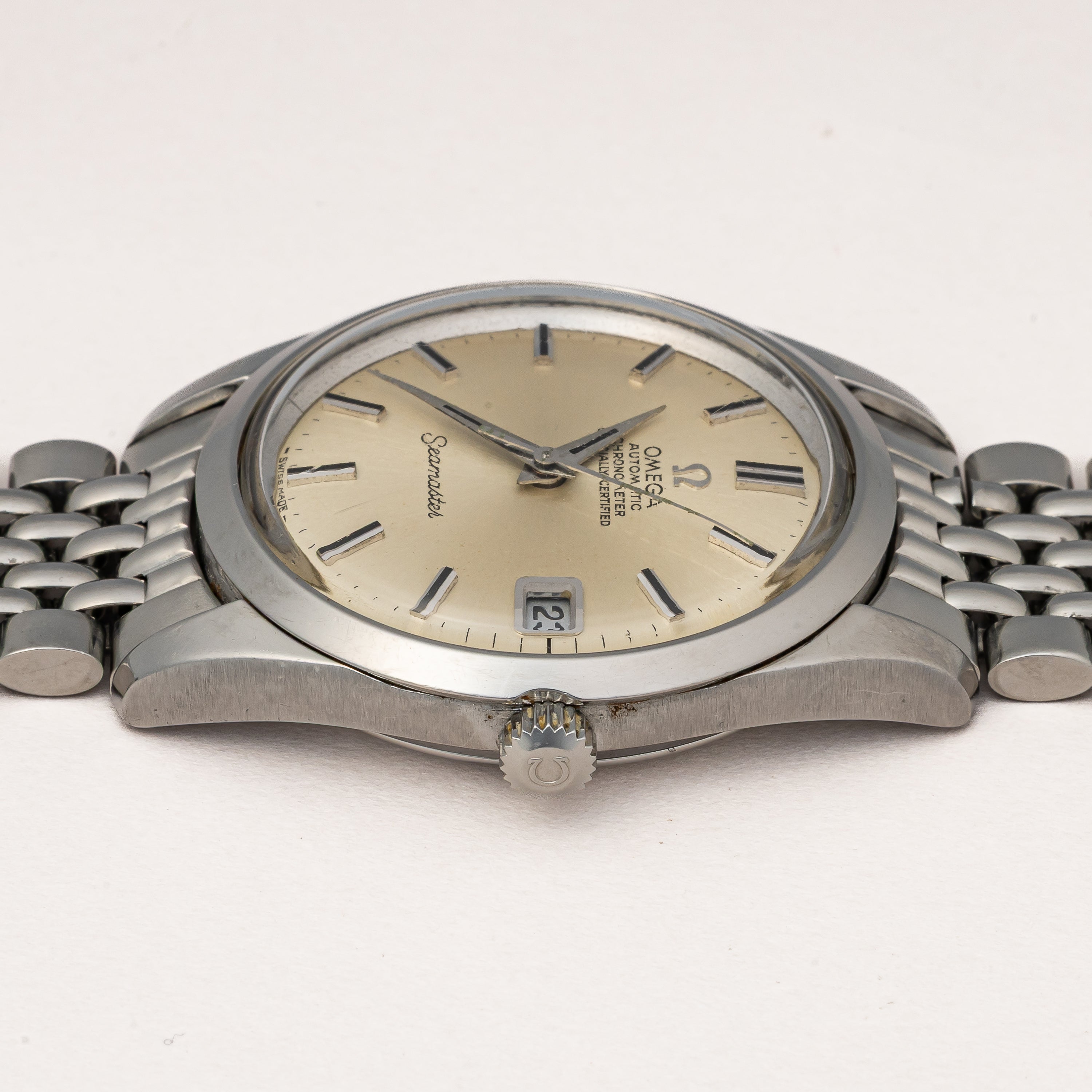 オメガ シーマスター クロノメーター 1969年製 Ref.166.010 純正ブレス付き 自動巻