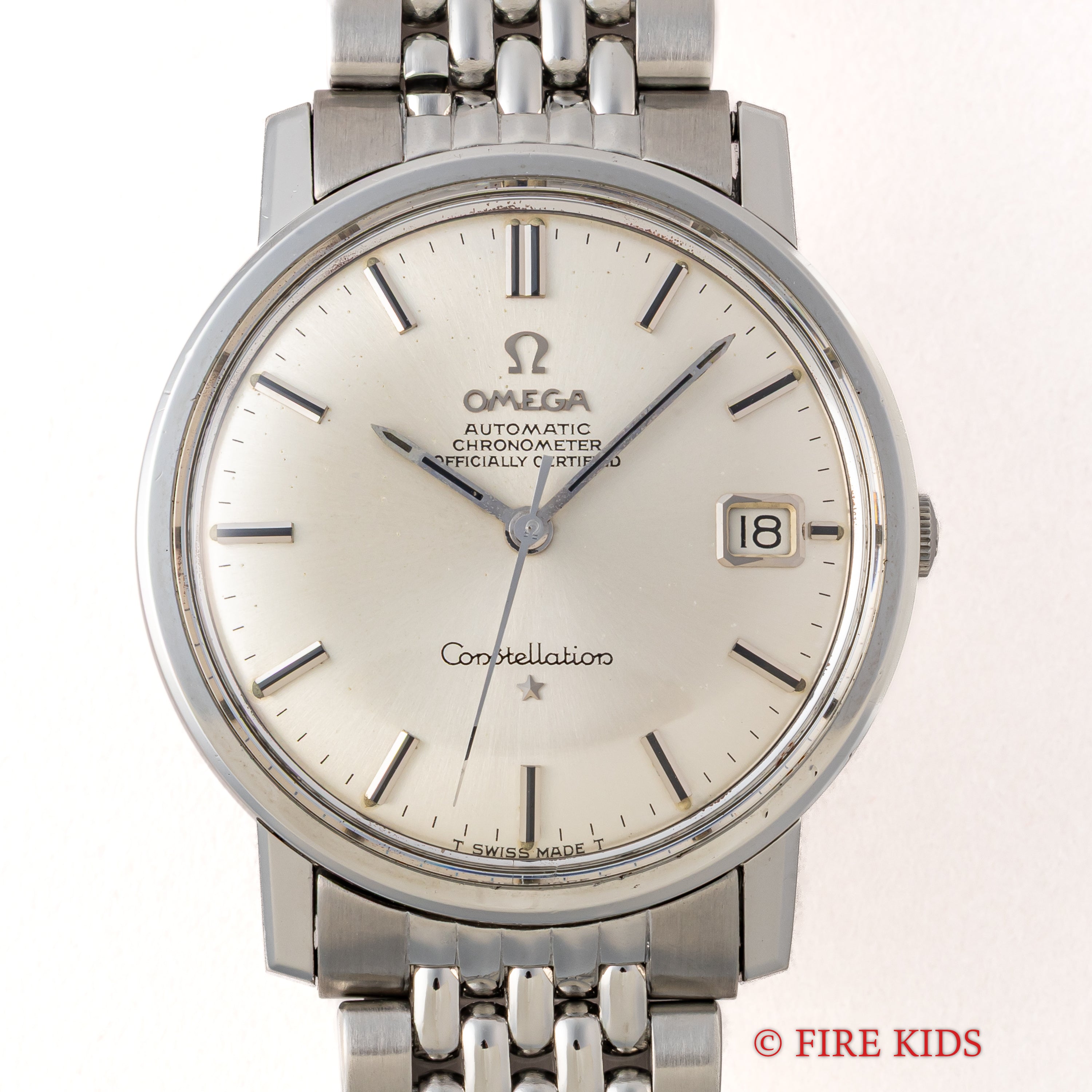 オメガ コンステレーション 自動巻きクロノメーター 1967年製 Ref.168.010 Cal.564 純正ライスブレス