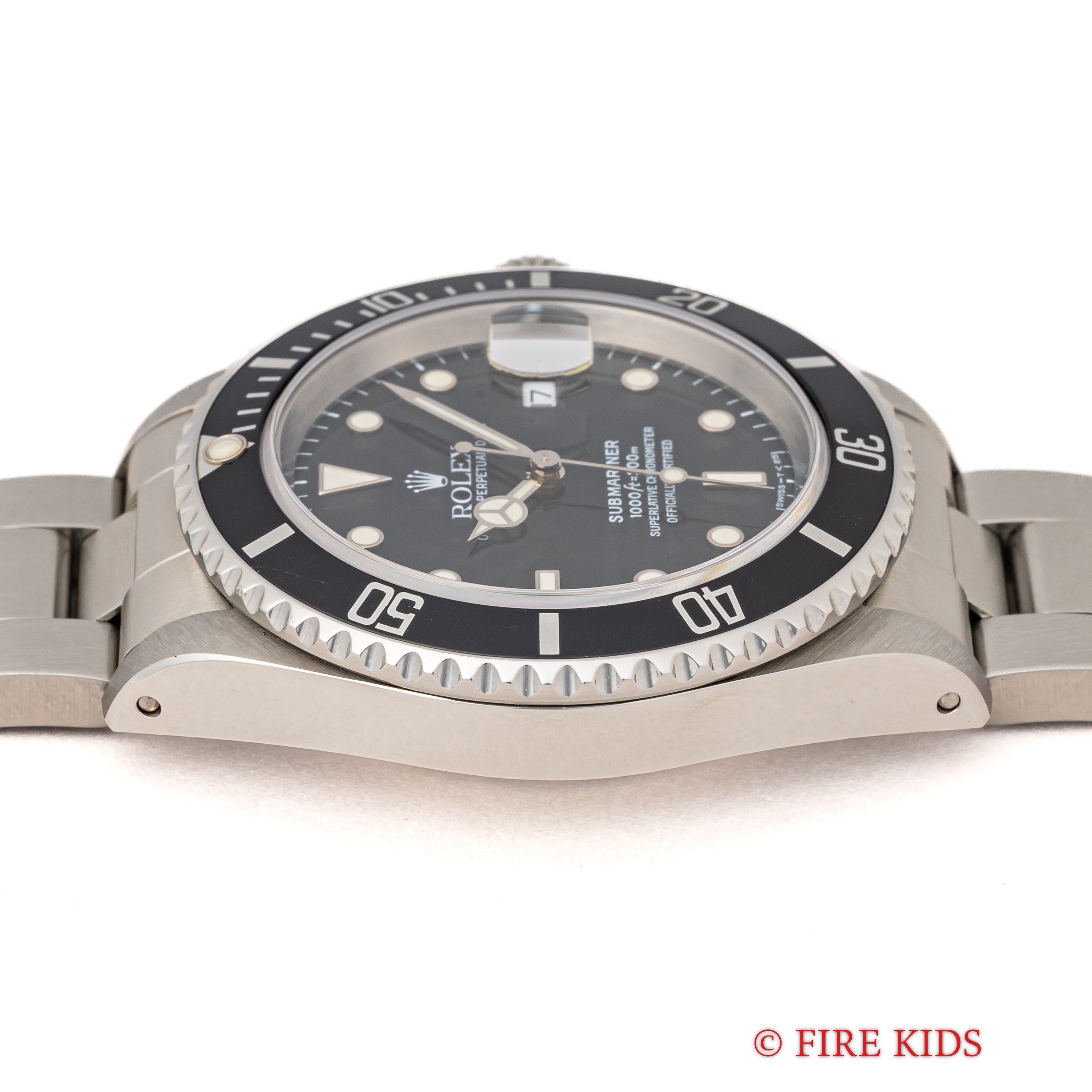 ロレックス サブマリーナーデイト 1997年製 Ref.16610 オールトリチウム 箱-ギャラ-国際サービス保証書