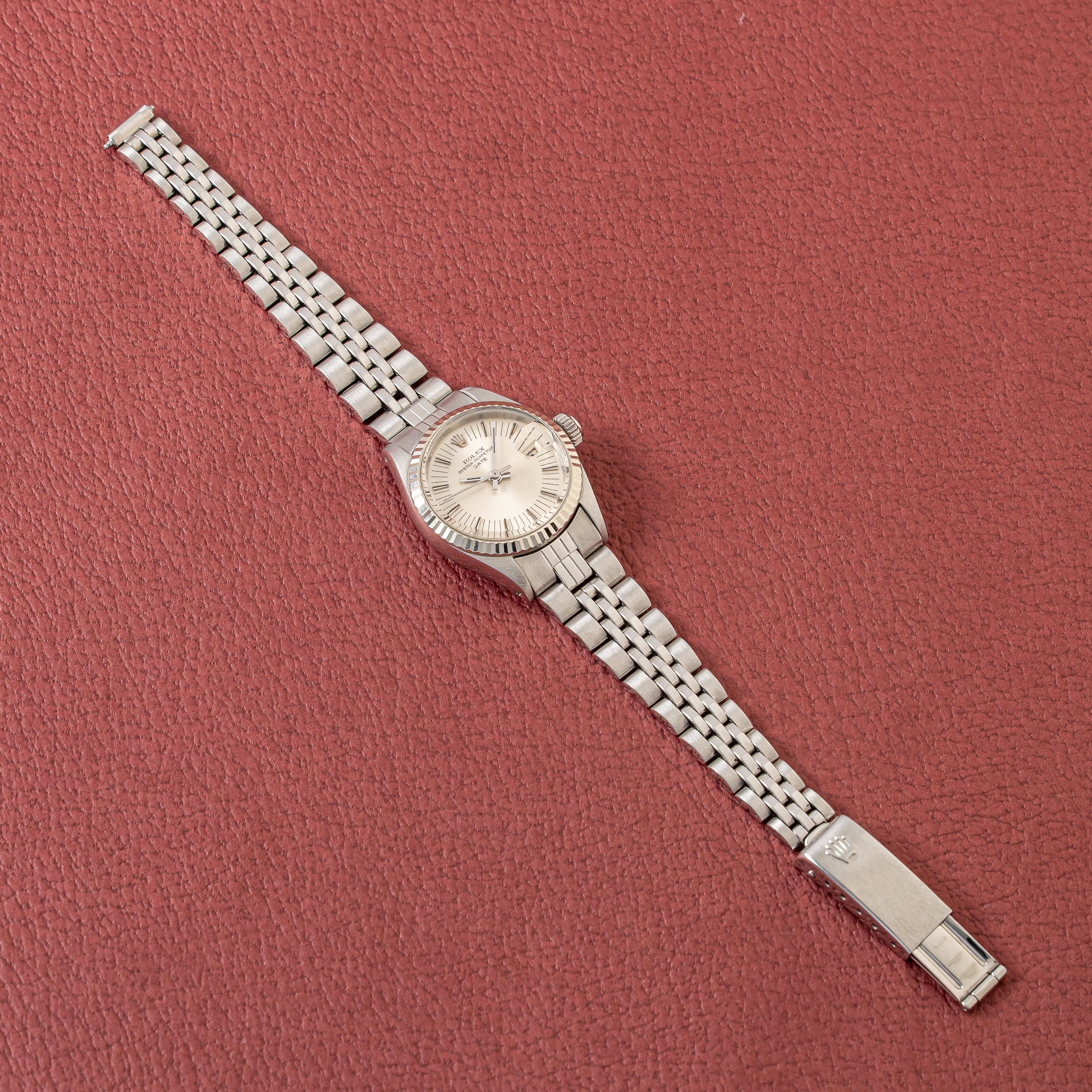 ロレックス レディース オイスターパーペチュアルデイト 1971年~1972年製 Ref.6917 ラジアルダイヤル