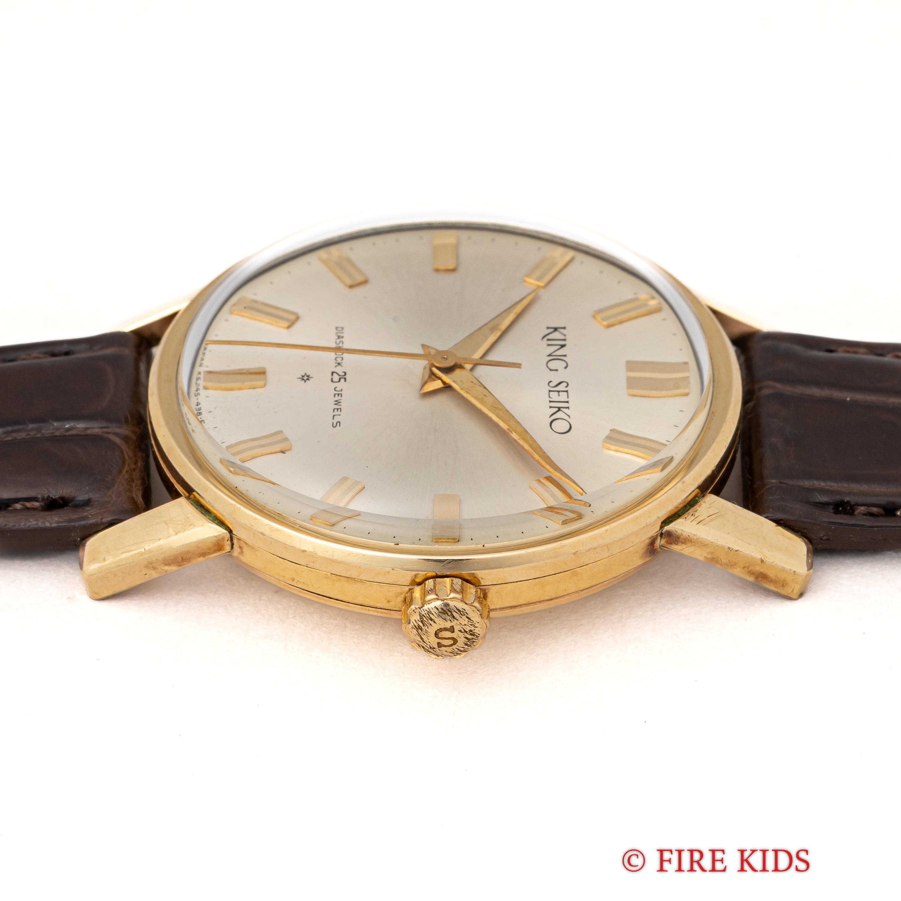 キングセイコーファーストモデル 1962年製 100ミクロン金張り Ref. J14102E KS SDダイヤル