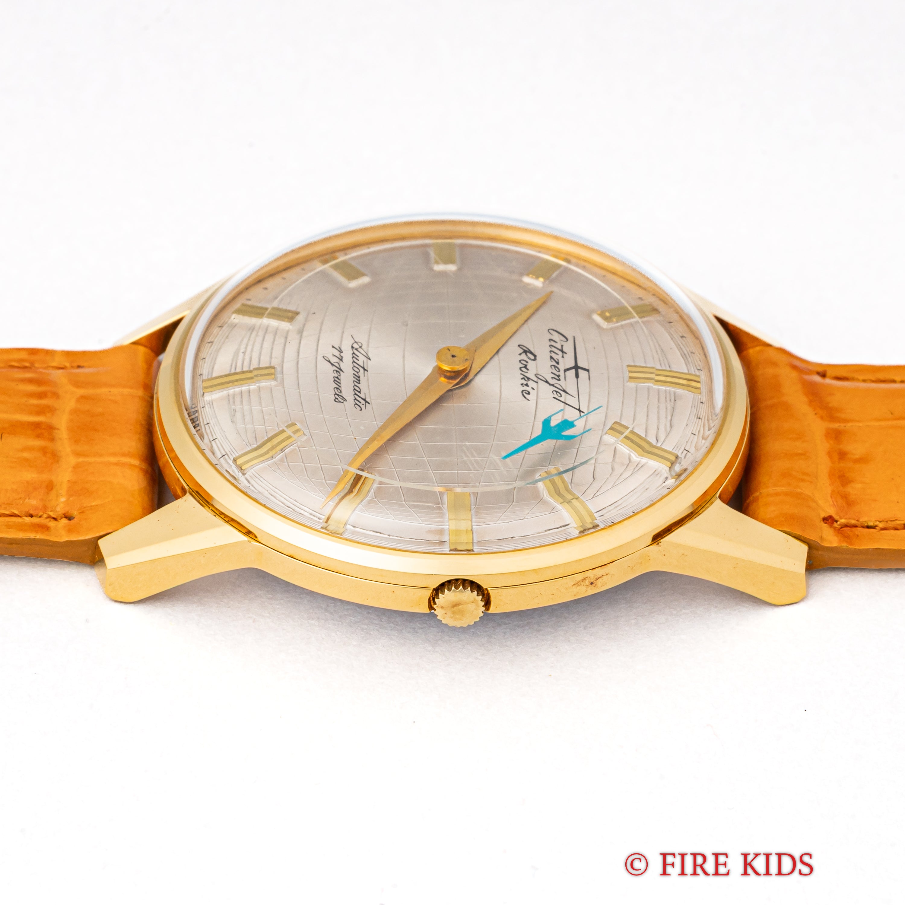 シチズン ジェット ルーキー 飛行機針 1966年製 未使用美品 ジェットローター自動巻き 地球儀文字盤