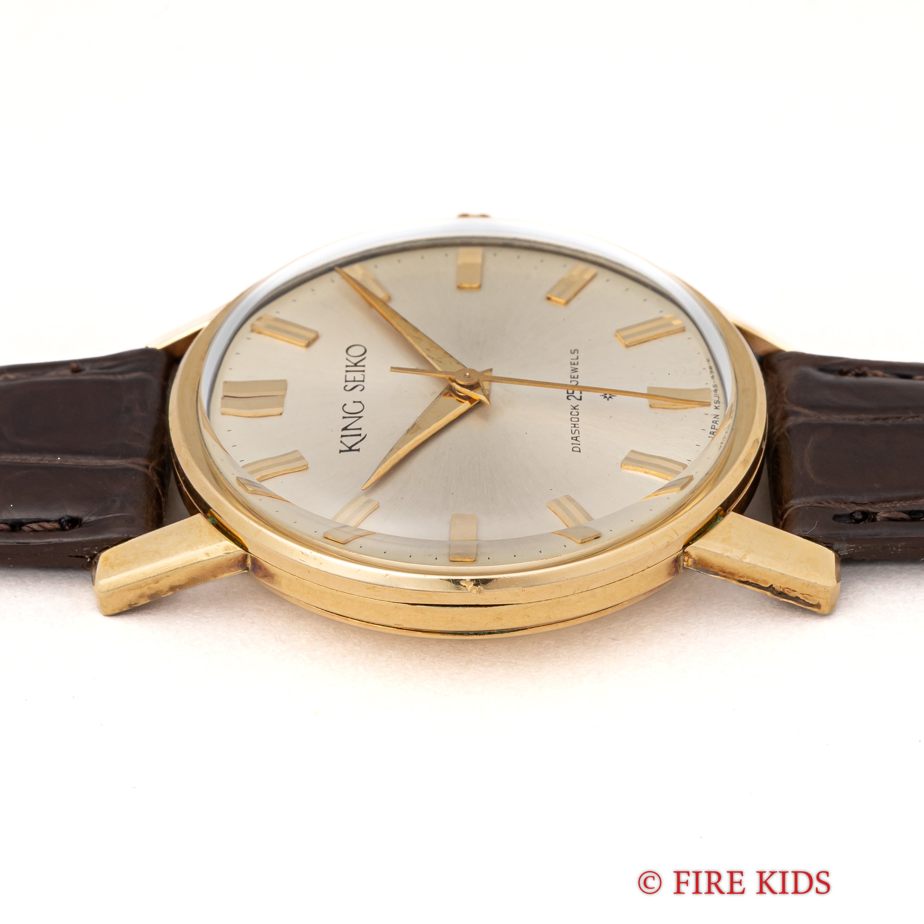 キングセイコーファーストモデル 1962年製 100ミクロン金張り Ref. J14102E KS SDダイヤル