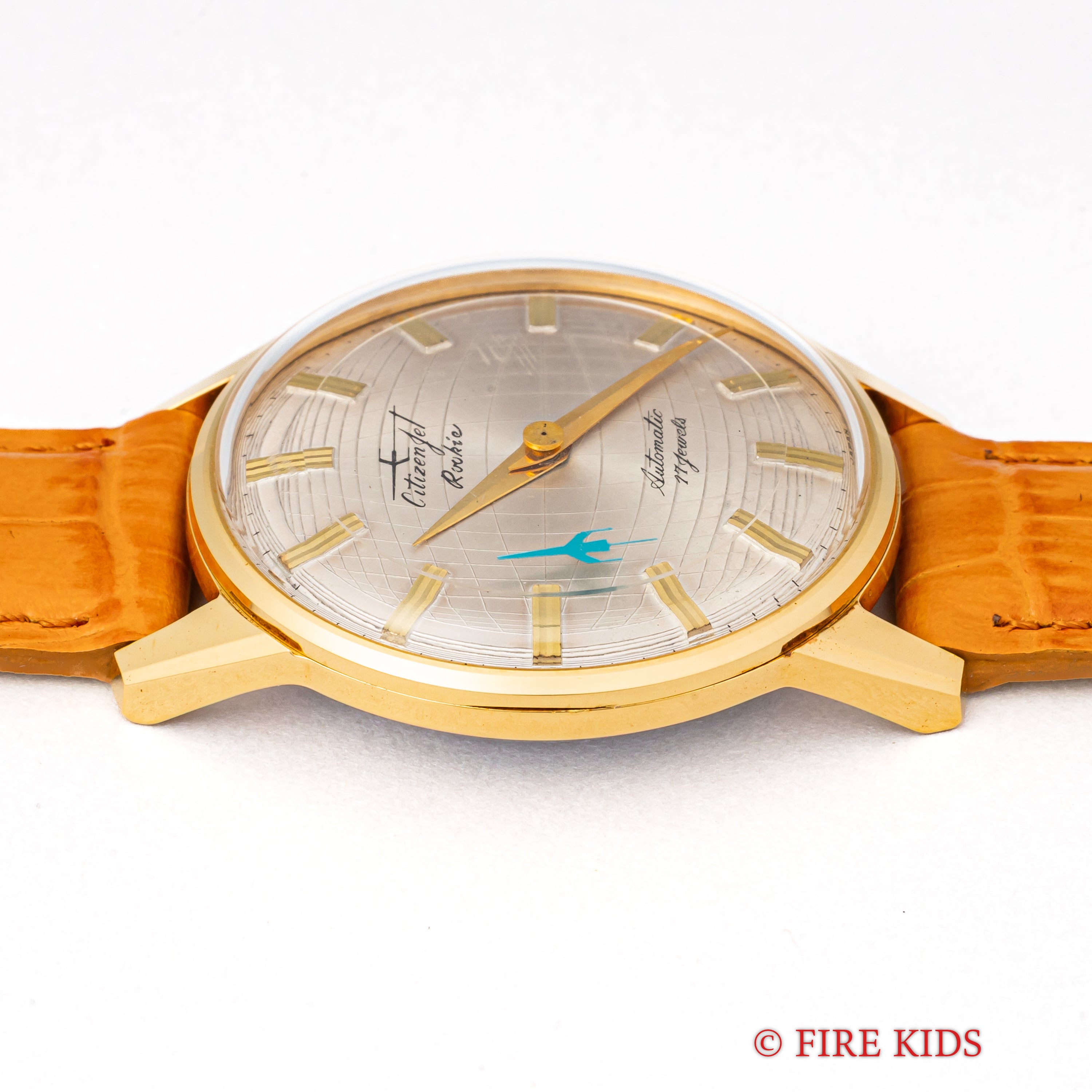 シチズン ジェット ルーキー 飛行機針 1966年製 未使用美品 ジェットローター自動巻き 地球儀文字盤