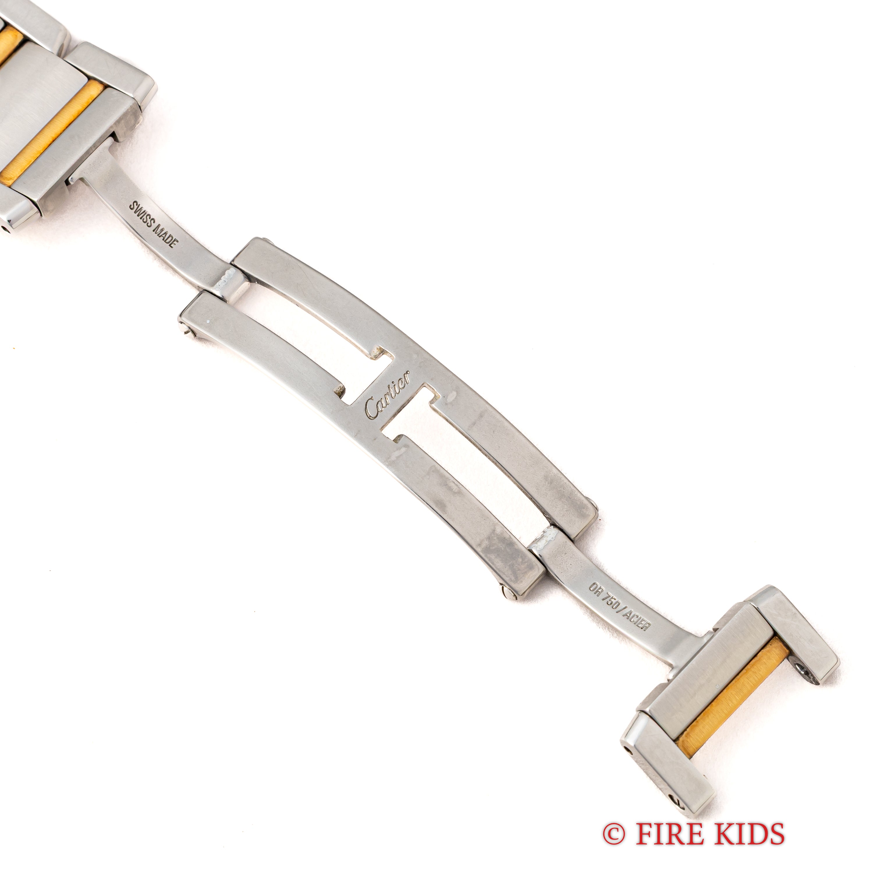 カルティエ タンクフランセーズ LMサイズ コンビ 2000年代製 自動巻 ギョウシェダイヤル