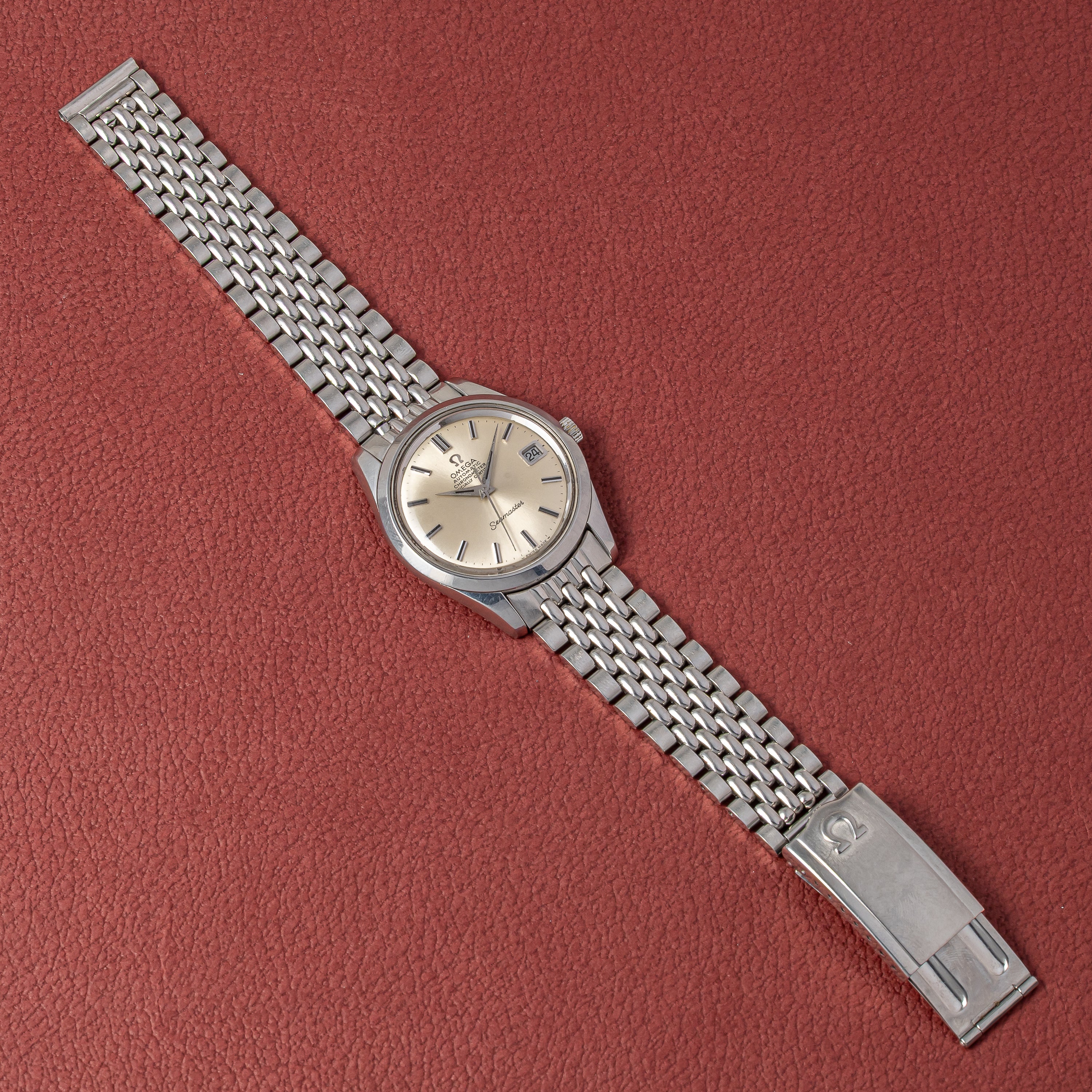 オメガ シーマスター クロノメーター 1969年製 Ref.166.010 純正ブレス付き 自動巻