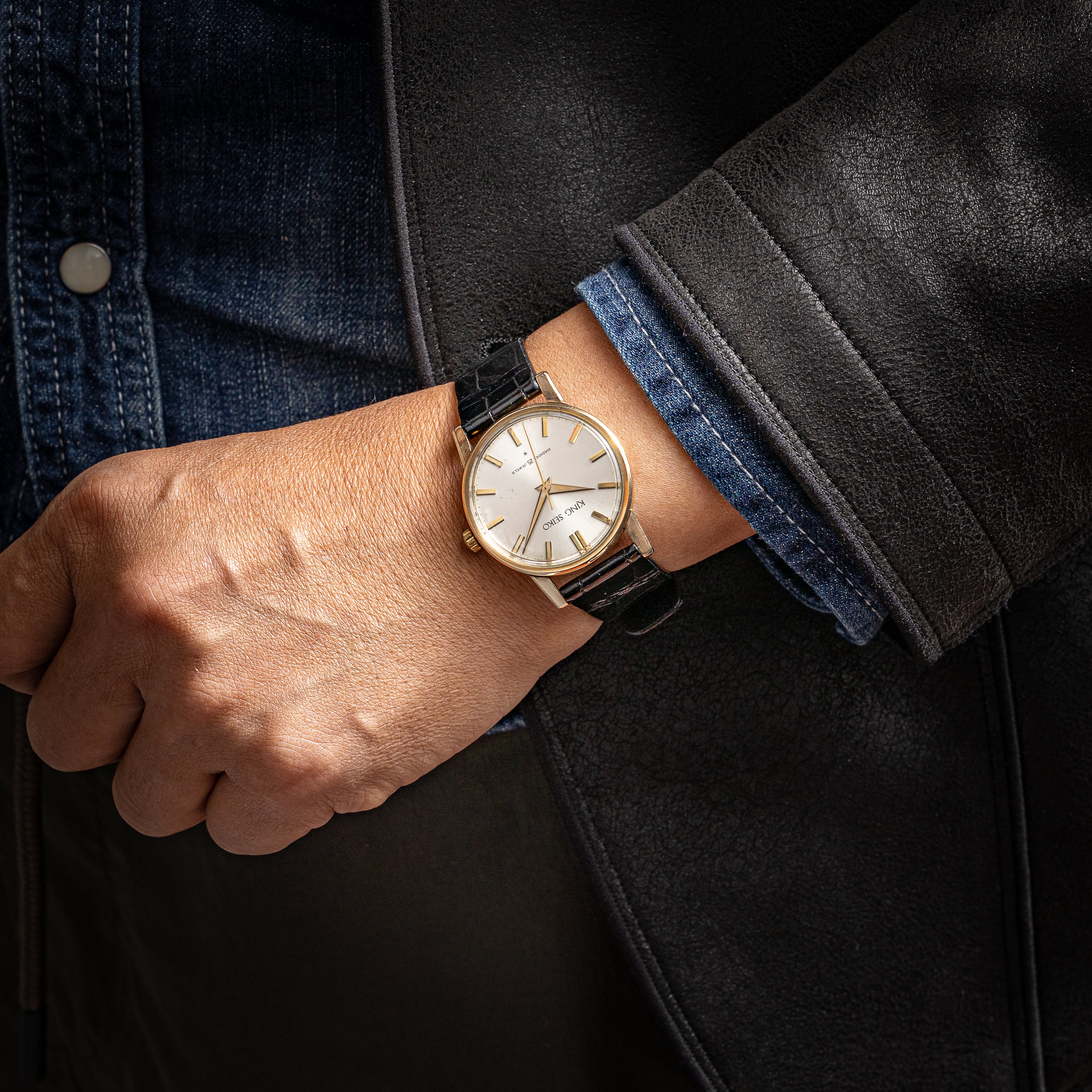 キングセイコー ファーストモデル 1962年製 Ref.J14102 KS 14金張り