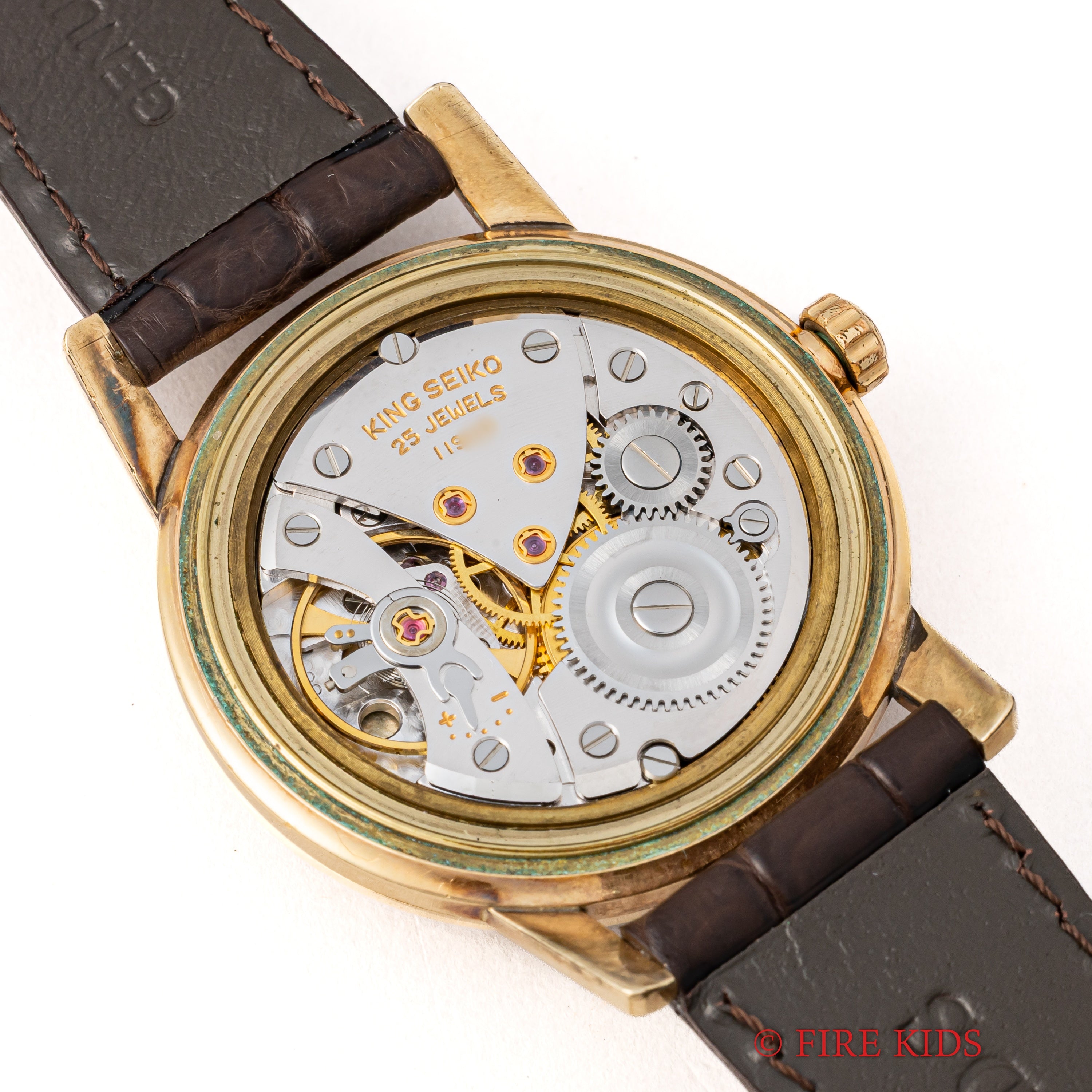 キングセイコーファーストモデル 1962年製 100ミクロン金張り Ref. J14102E KS SDダイヤル