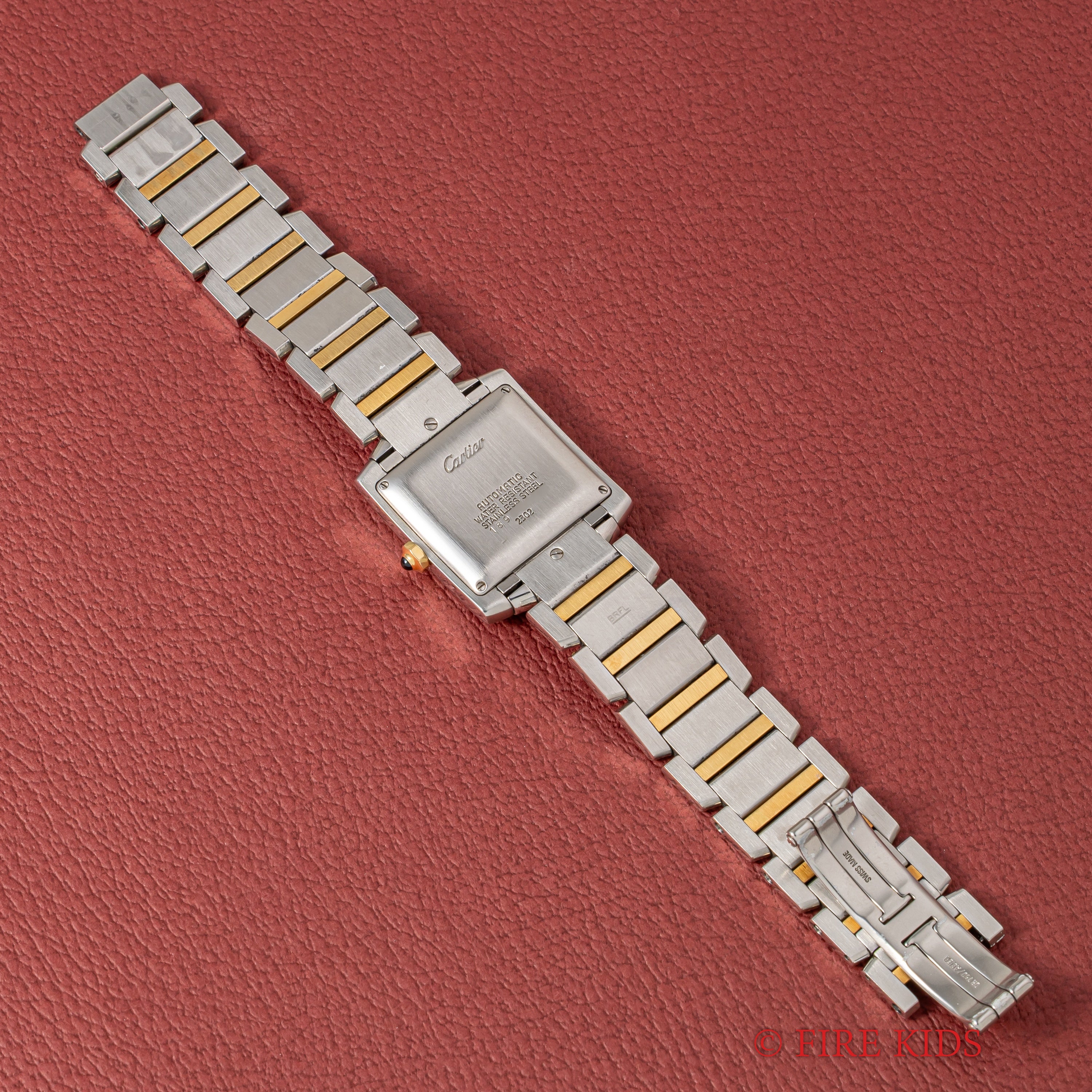 カルティエ タンクフランセーズ LMサイズ コンビ 2000年代製 自動巻 ギョウシェダイヤル