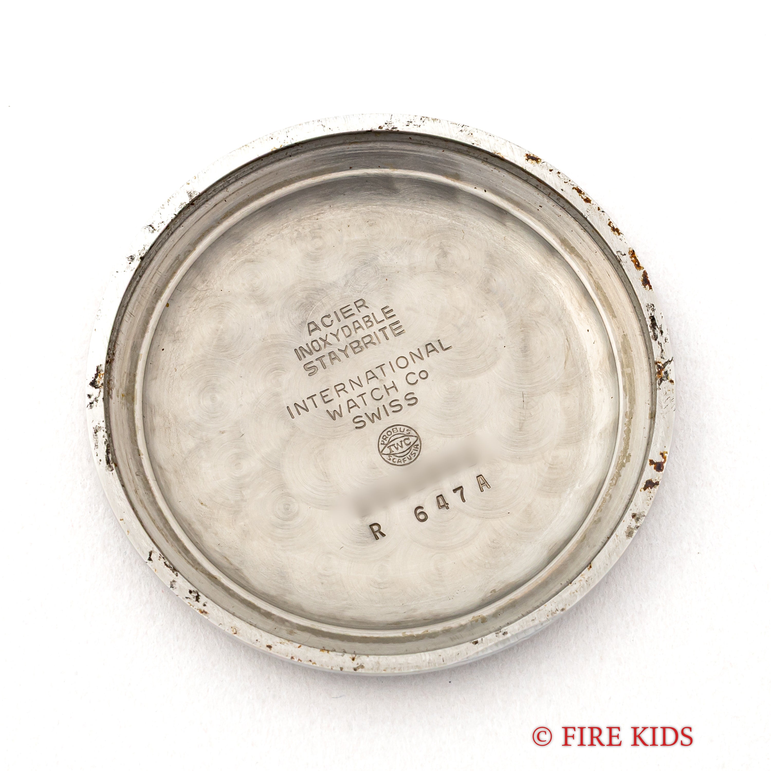 IWC 36㎜ジャンボケース ペラトン式ノンデイト自動巻 1965年製 Cal.853 お魚リューズ