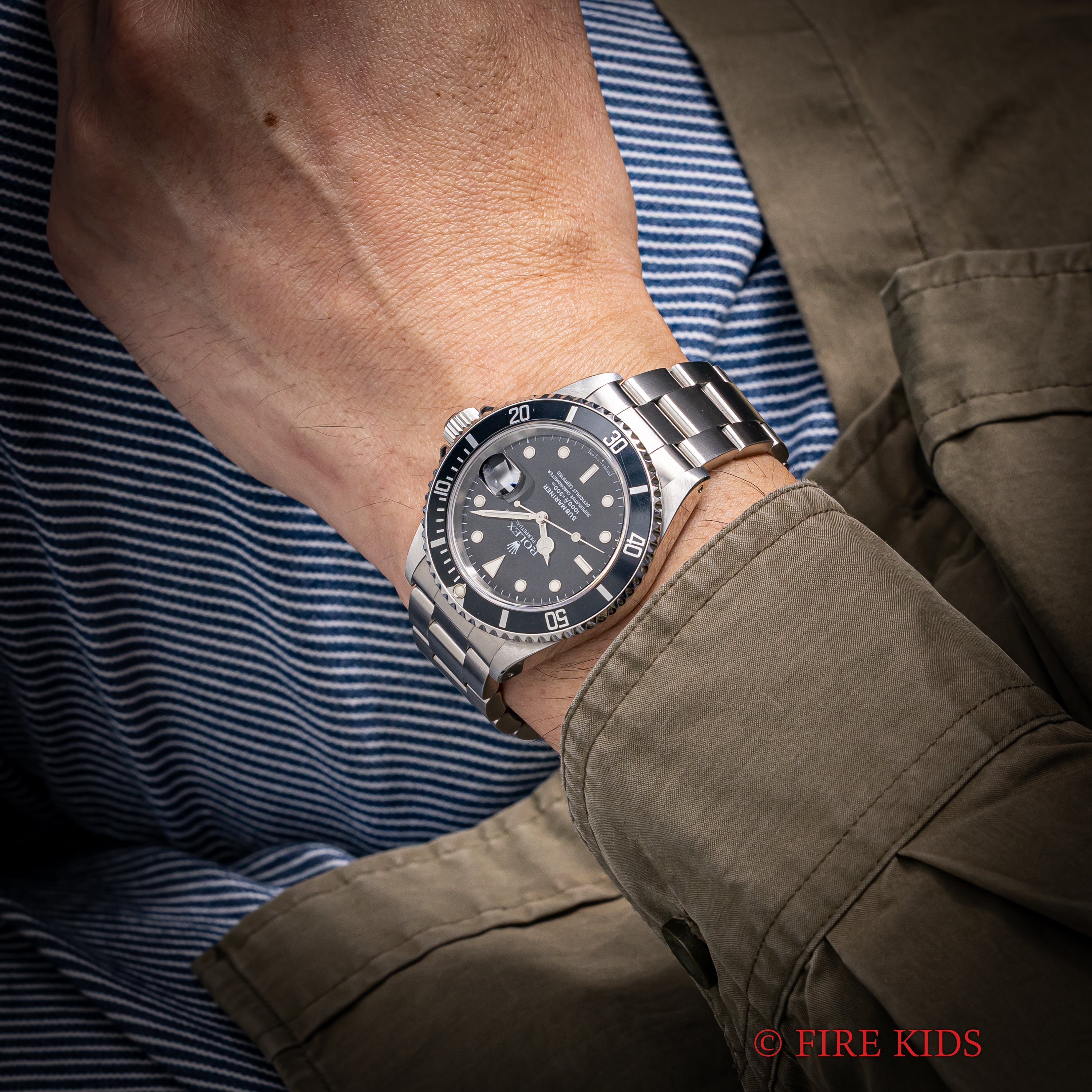 ロレックス サブマリーナーデイト 1997年製 Ref.16610 オールトリチウム 箱-ギャラ-国際サービス保証書