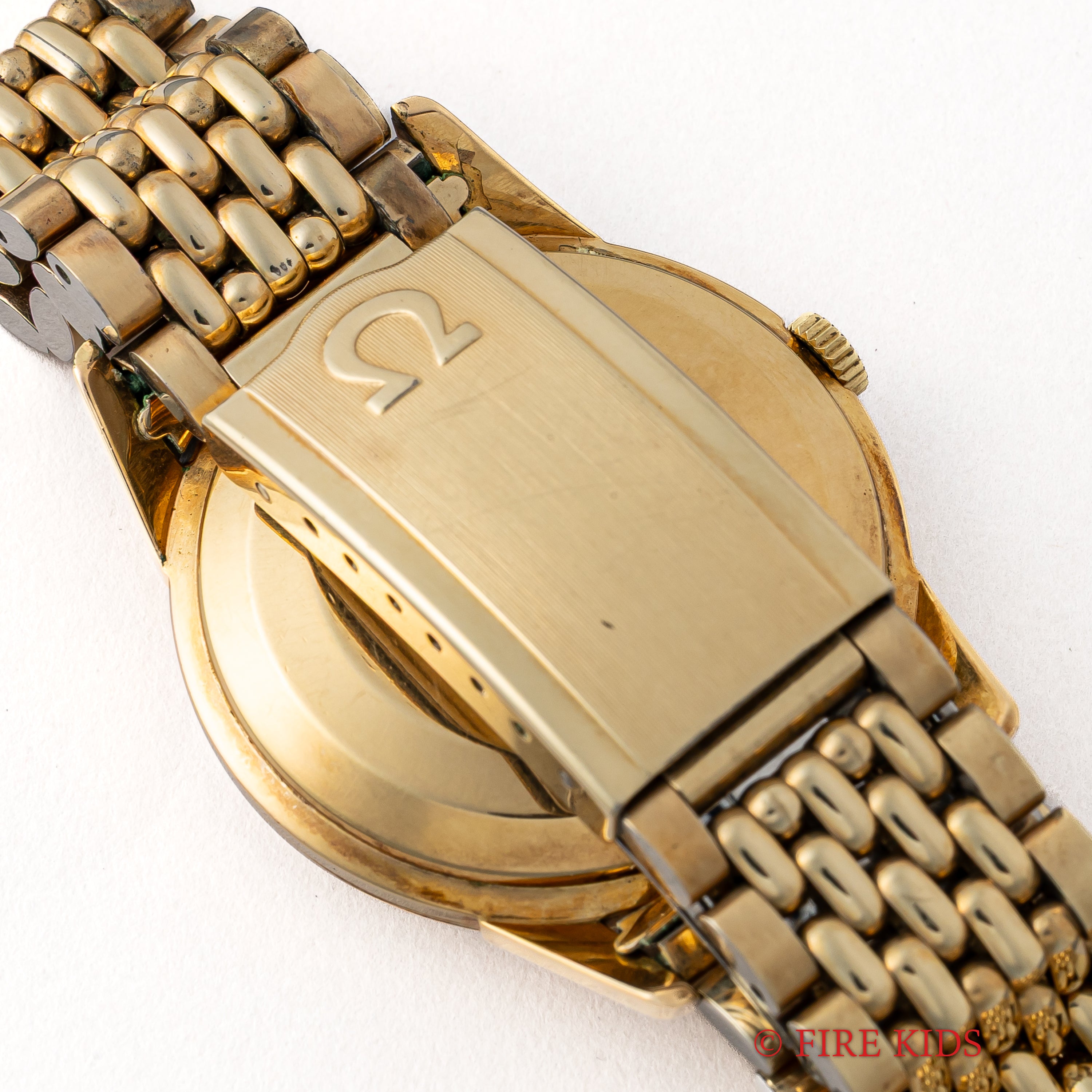 オメガ 1958年製 オートマチックGPケース 全回転ローター自動巻 Cal.501 純正GPブレス