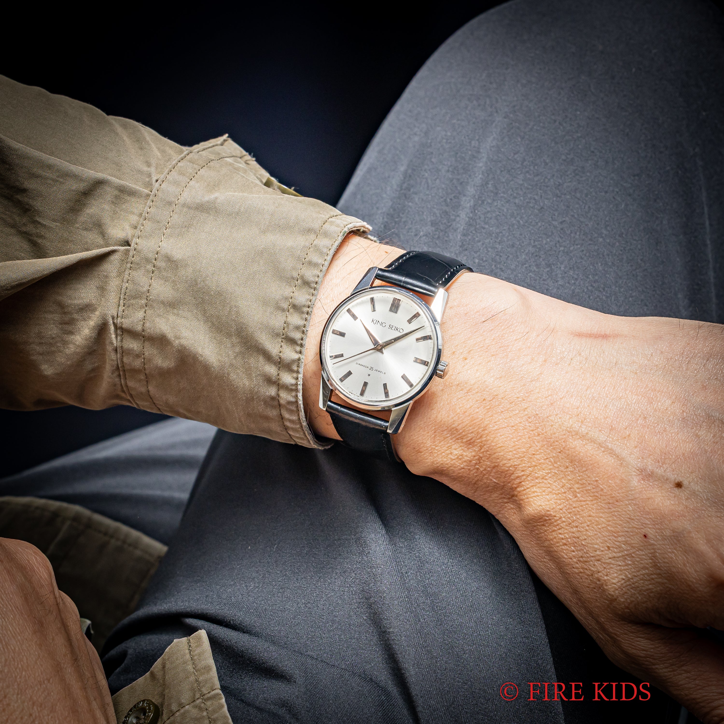 キングセイコーファーストモデル ADダイヤル 1964年製 ステンレスケース Ref.15034 KS