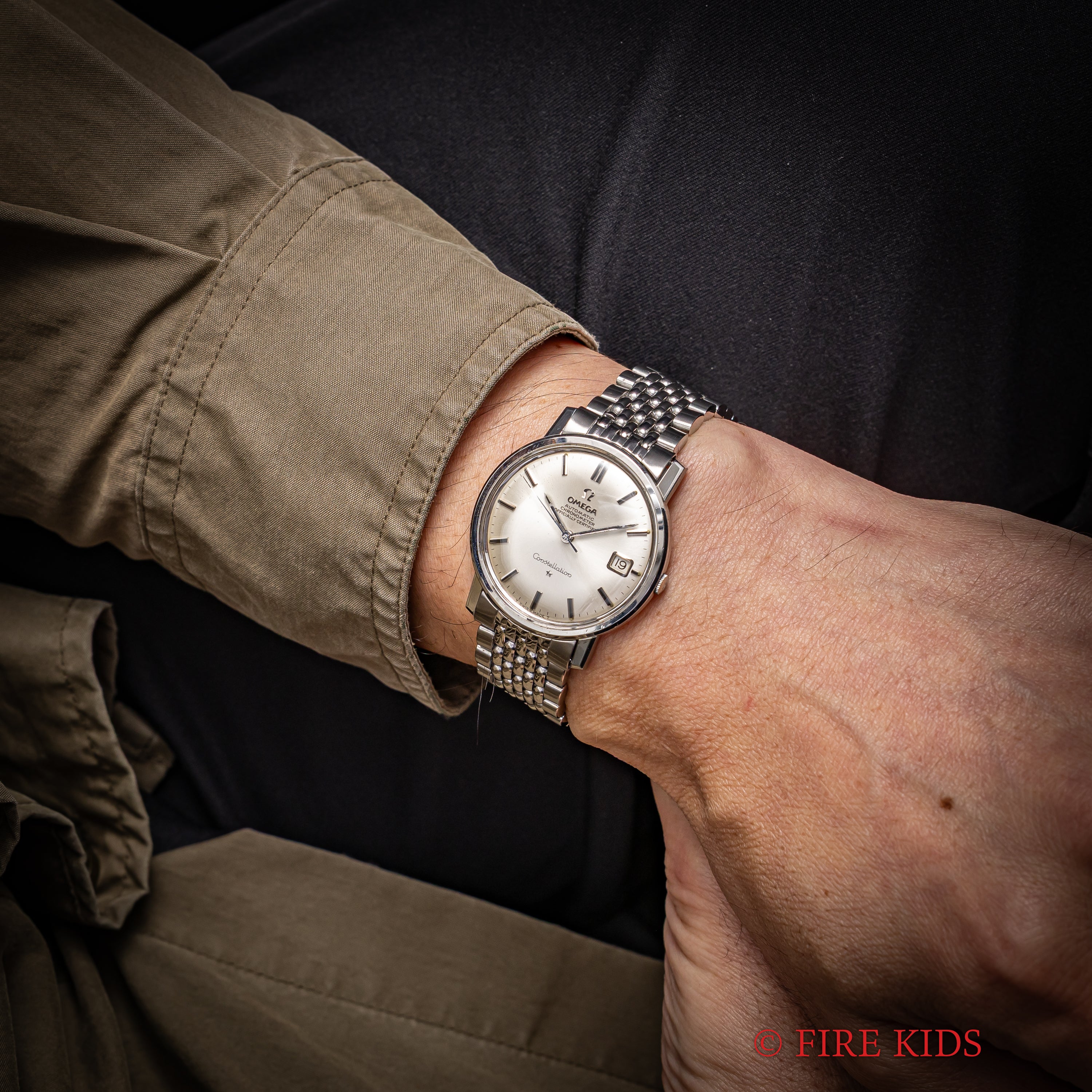 オメガ コンステレーション 自動巻きクロノメーター 1967年製 Ref.168.010 Cal.564 純正ライスブレス