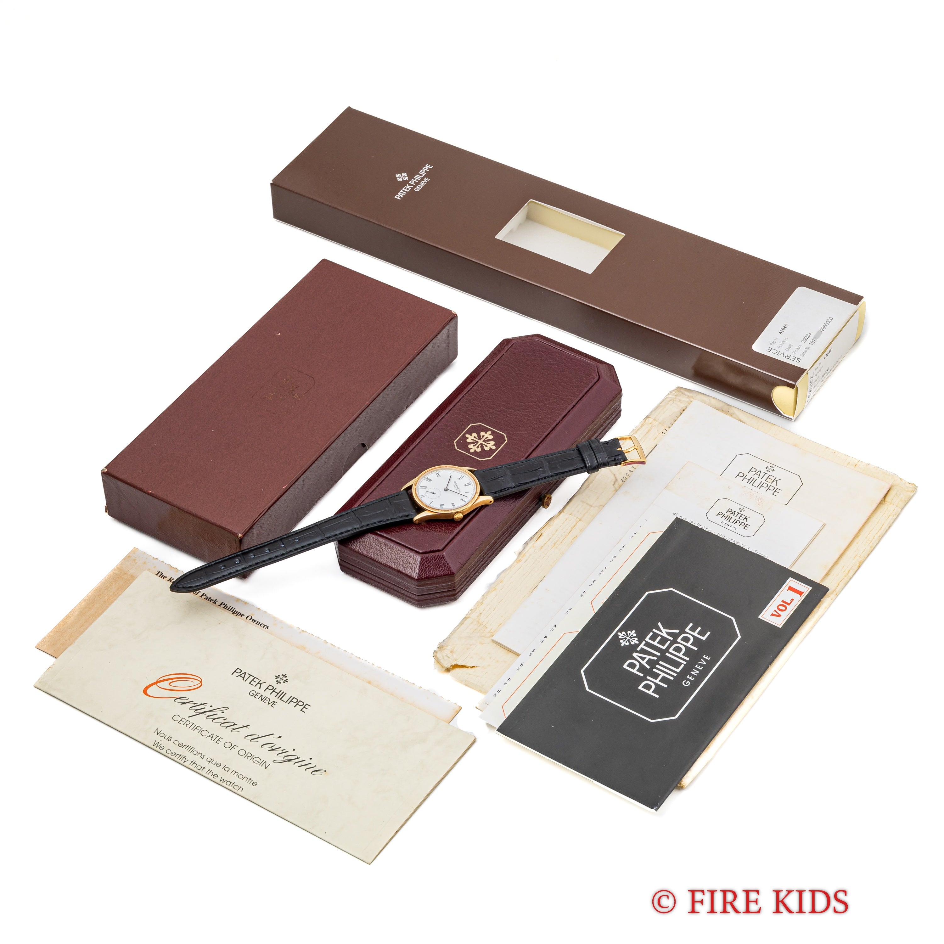 パテック・フィリップ 1993年製 カラトラバ Ref.3796D 18K ホワイトローマンダイヤル