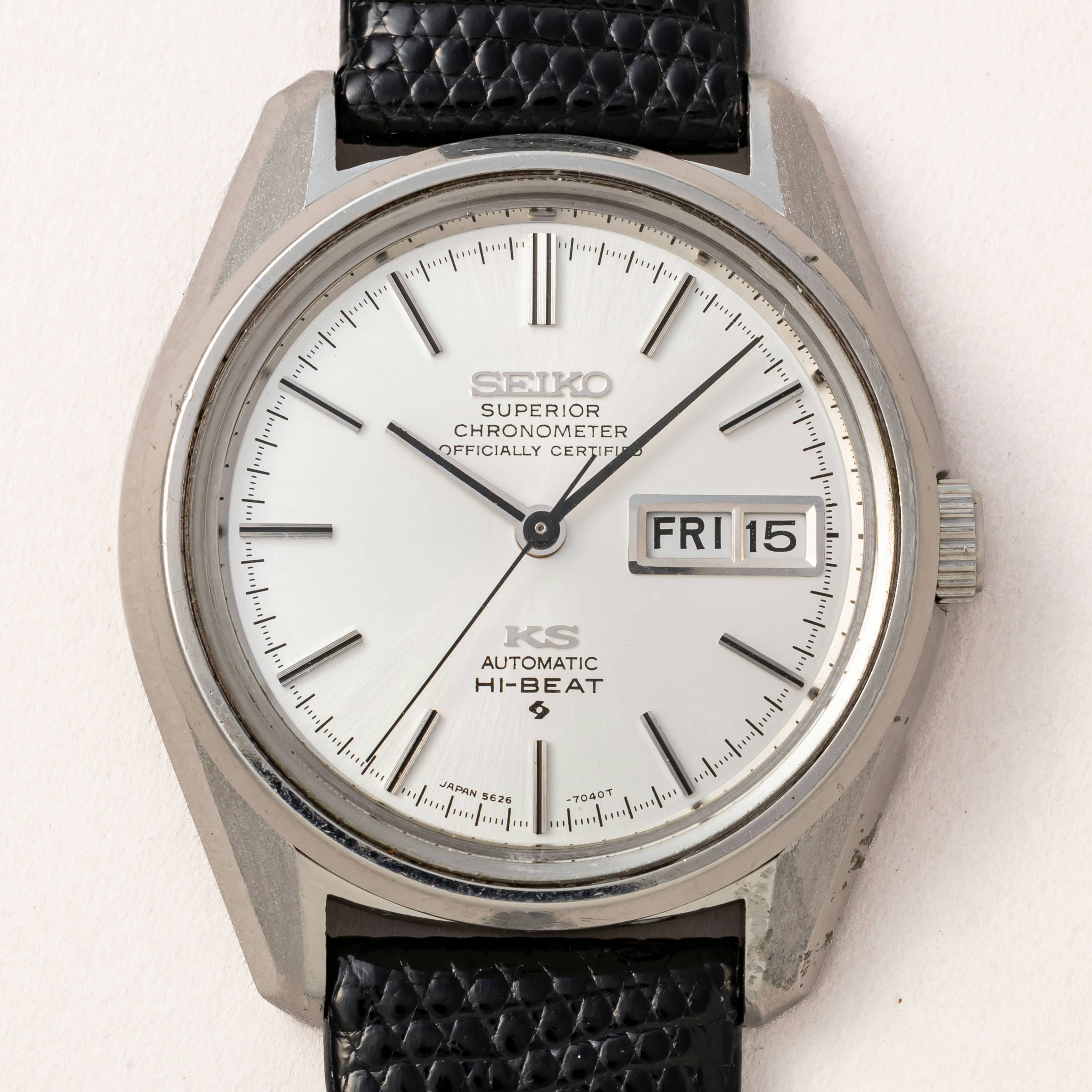 セイコー キングセイコー 56KS 1969年製 スーペリア ワンピースケース Ref.5626-7040 クロノメーター証付き