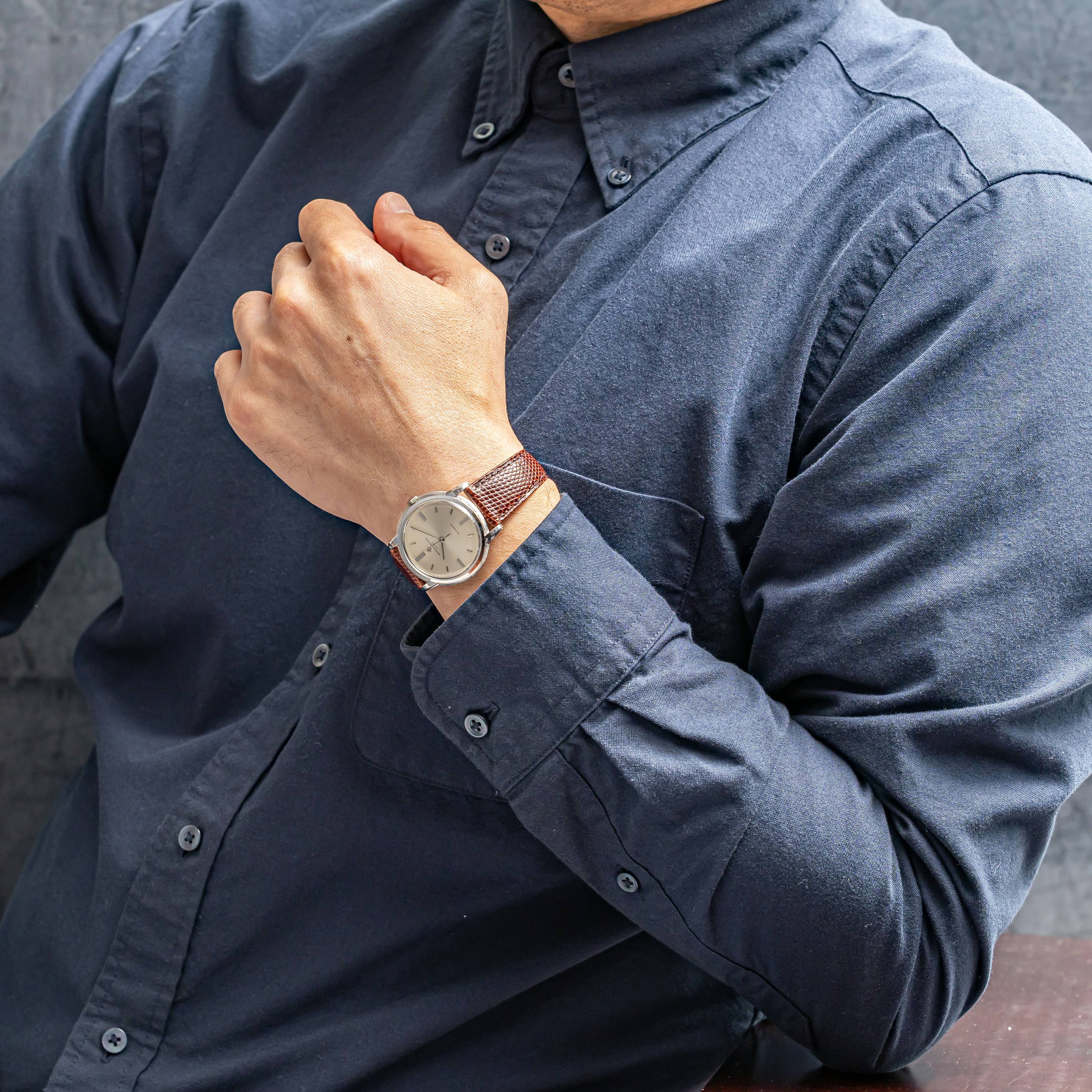 ヴァシュロン・コンスタンタン ラウンドケース 18金無垢 Ref.63940 1960年代後半製 純正尾錠付き