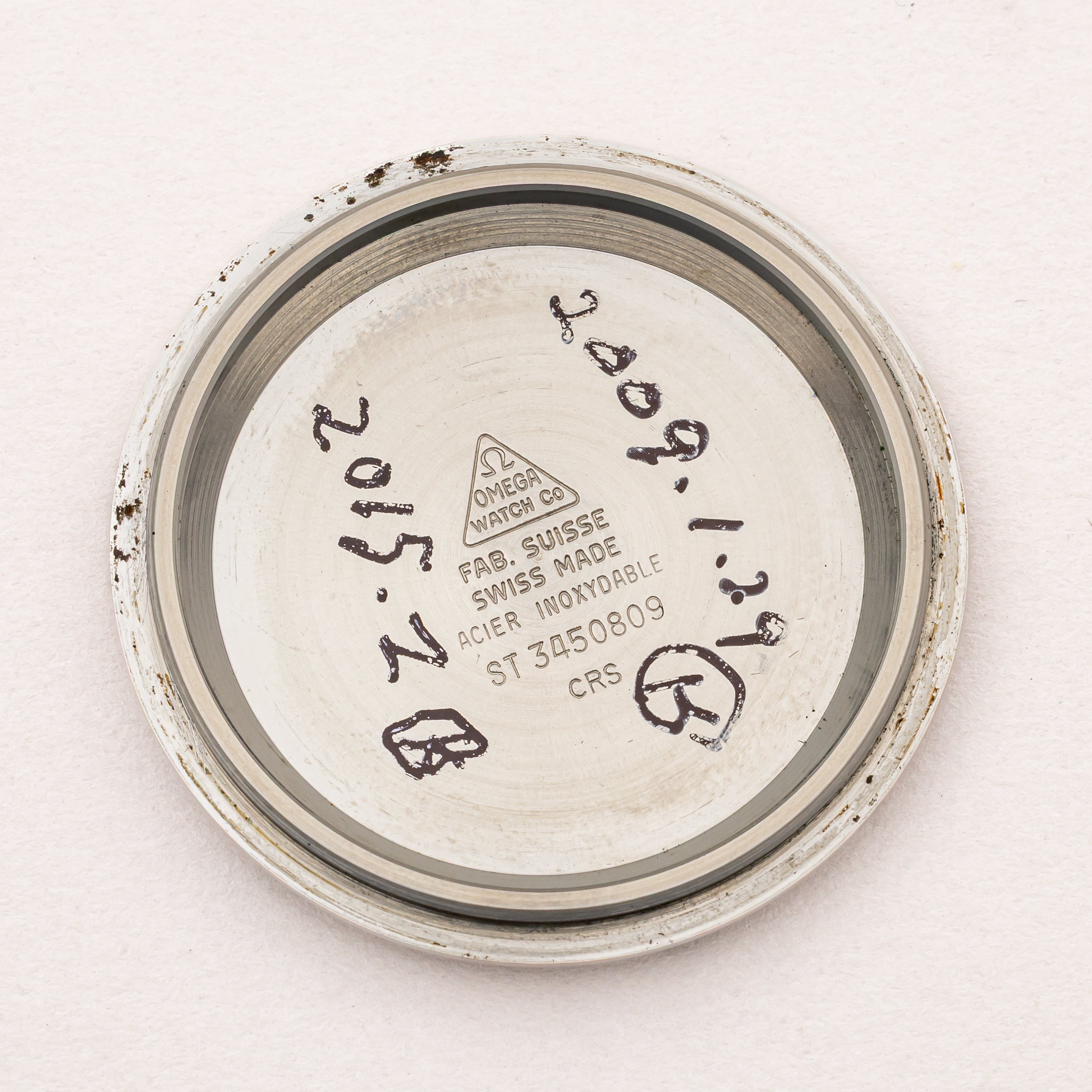 オメガ スピードマスター プロフェッショナル 1985年製 ムーンフェイズ Ref.ST345.0809 箱、ギャラ付き