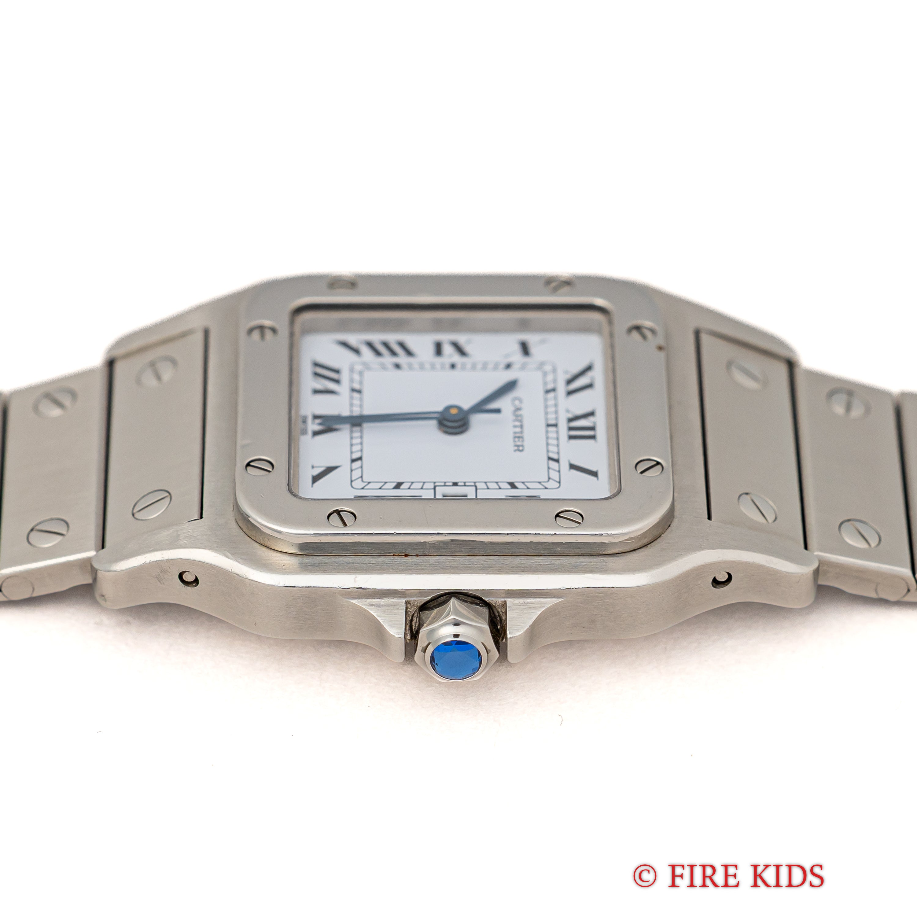 カルティエ サントス LMサイズ 1988年販売ギャラ Ref.2960 ステンレスケース 自動巻き 箱・ギャラ付