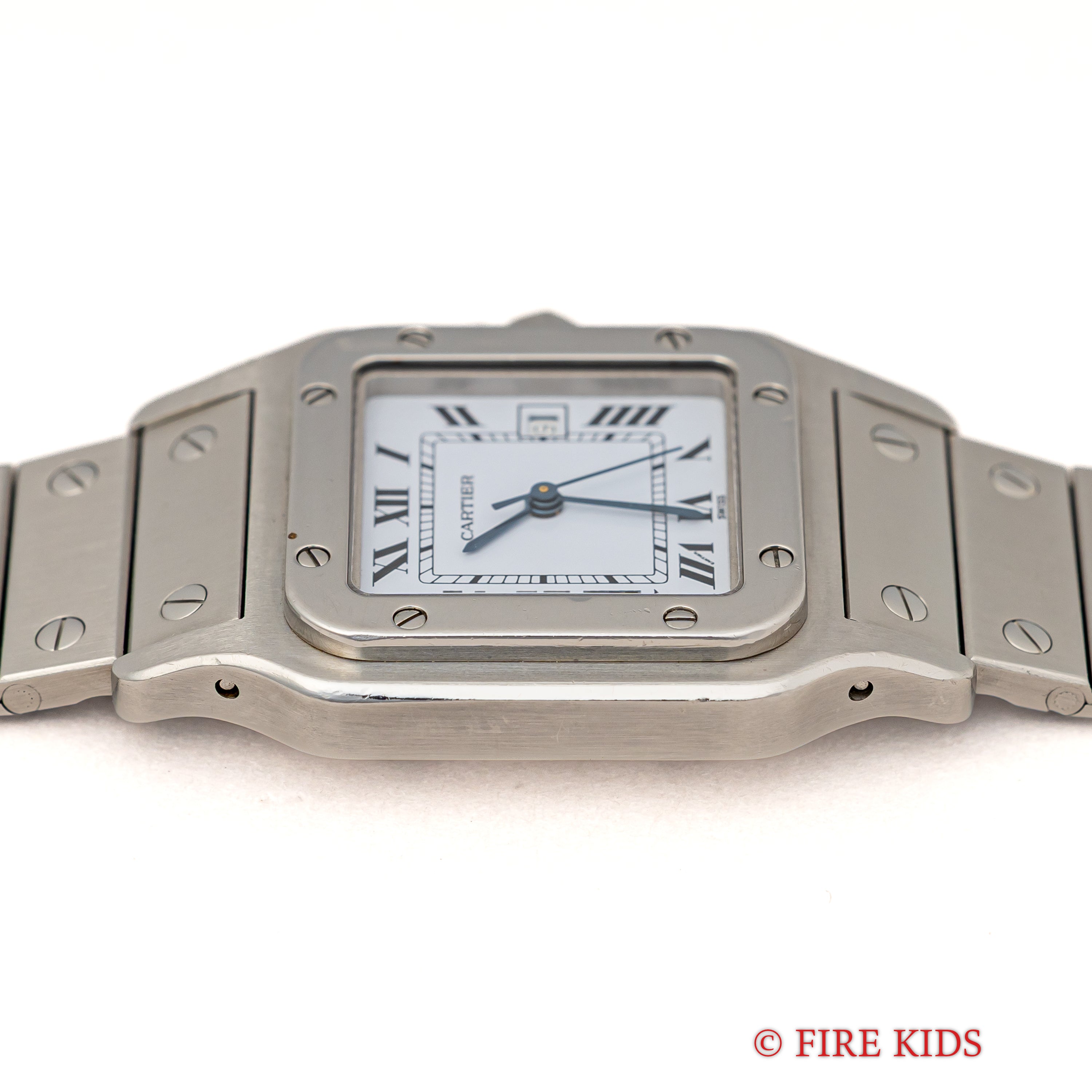 カルティエ サントス LMサイズ 1988年販売ギャラ Ref.2960 ステンレスケース 自動巻き 箱・ギャラ付