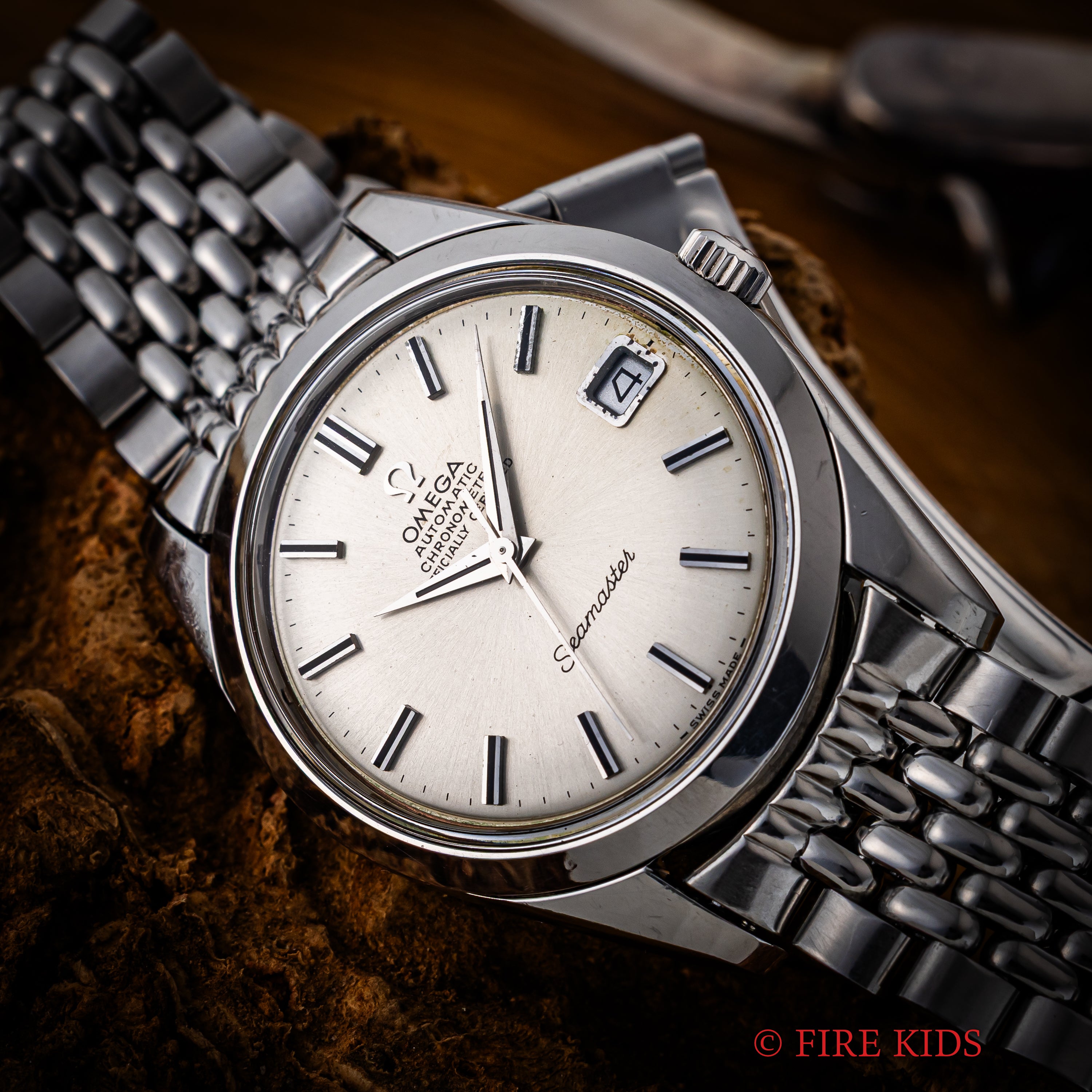 オメガ シーマスター クロノメーター 1969年製 自動巻 Cal.564 純正ライスブレス