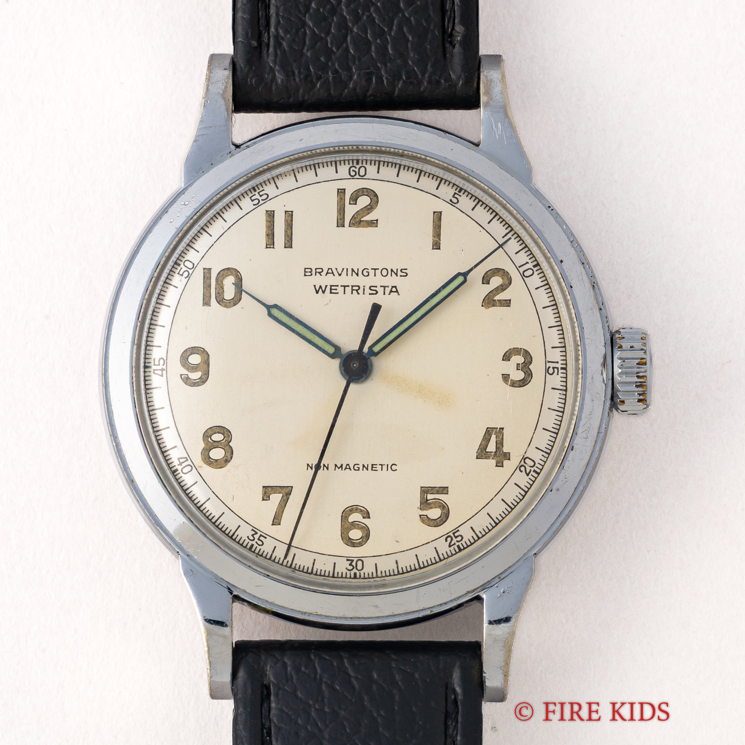 BRAVINGTONS デニソンケース アラビアダイヤル 1940年代製 センターセコンド