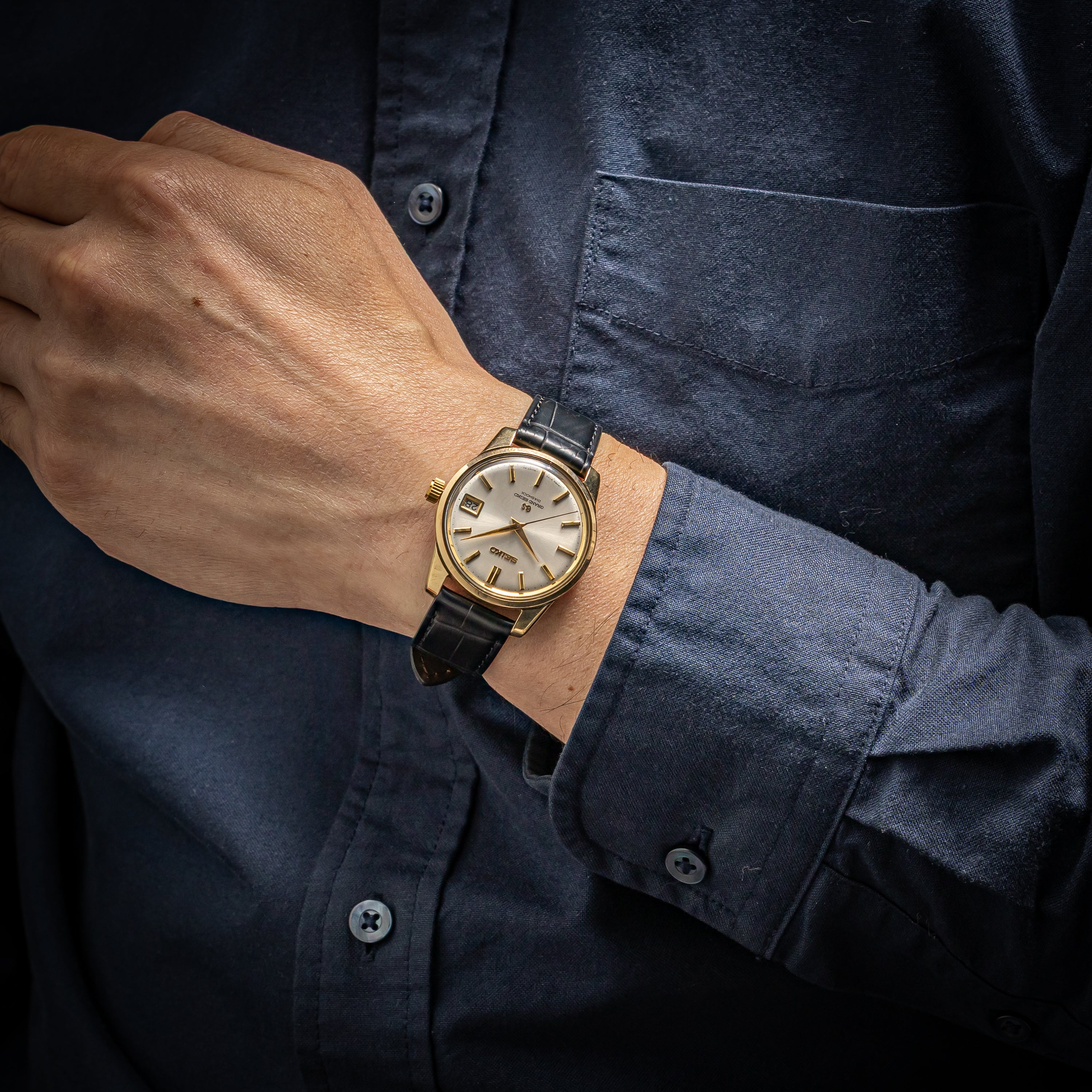 グランドセイコー 57GS 1968年製 CAPゴールド Ref.5722-9011 手巻き