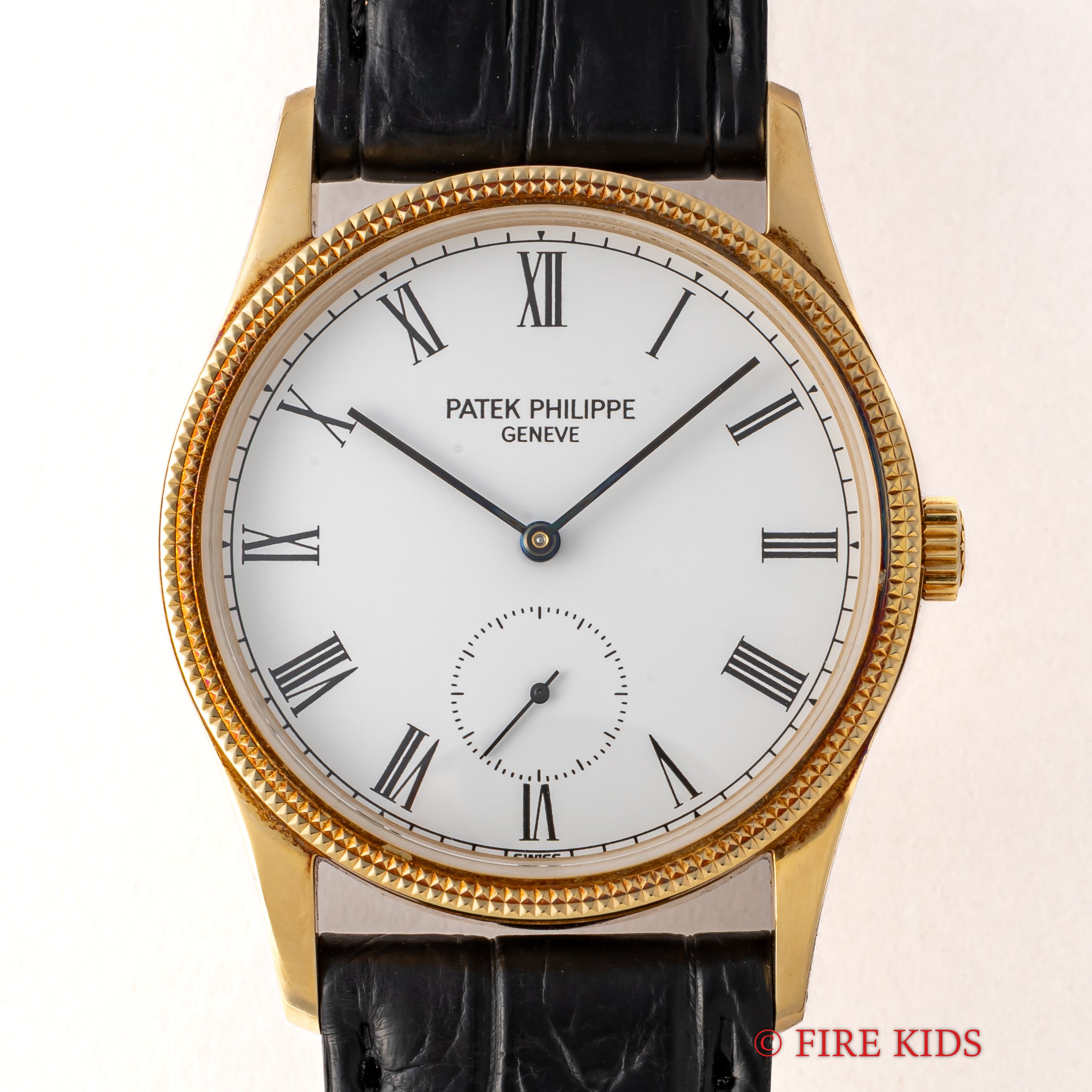 パテック・フィリップ 1993年製 カラトラバ Ref.3796D 18K ホワイトローマンダイヤル