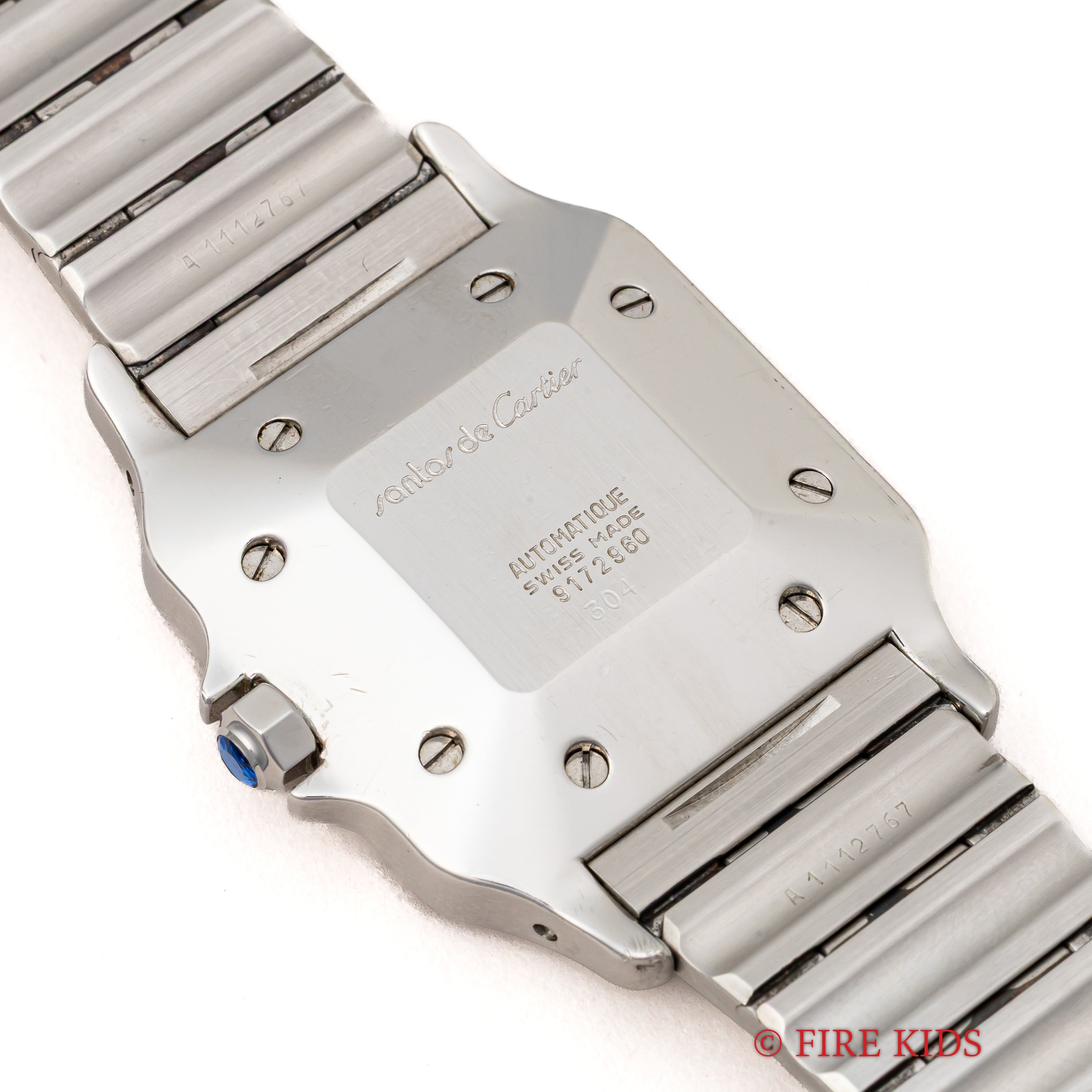 カルティエ サントス LMサイズ 1988年販売ギャラ Ref.2960 ステンレスケース 自動巻き 箱・ギャラ付