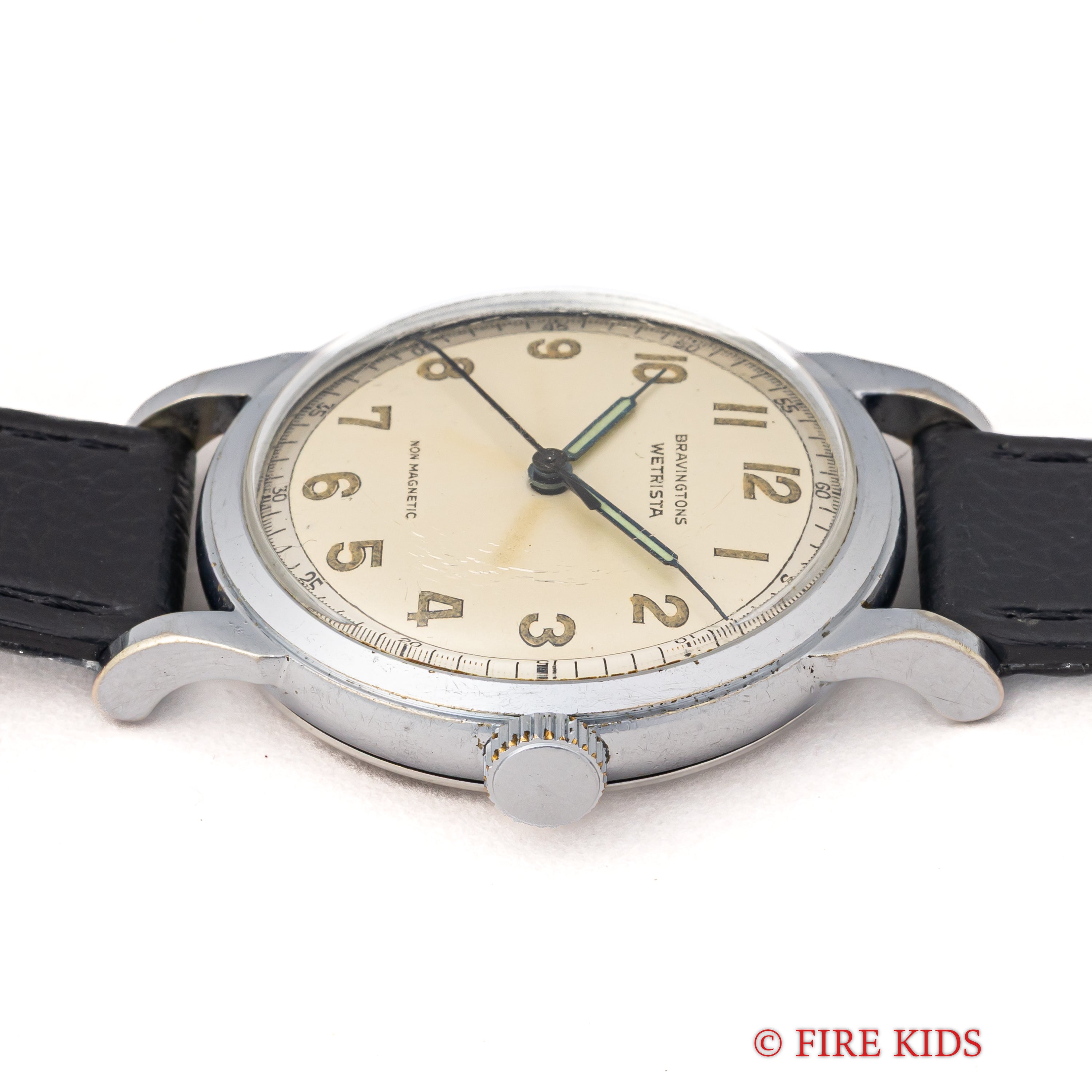 BRAVINGTONS デニソンケース アラビアダイヤル 1940年代製 センターセコンド