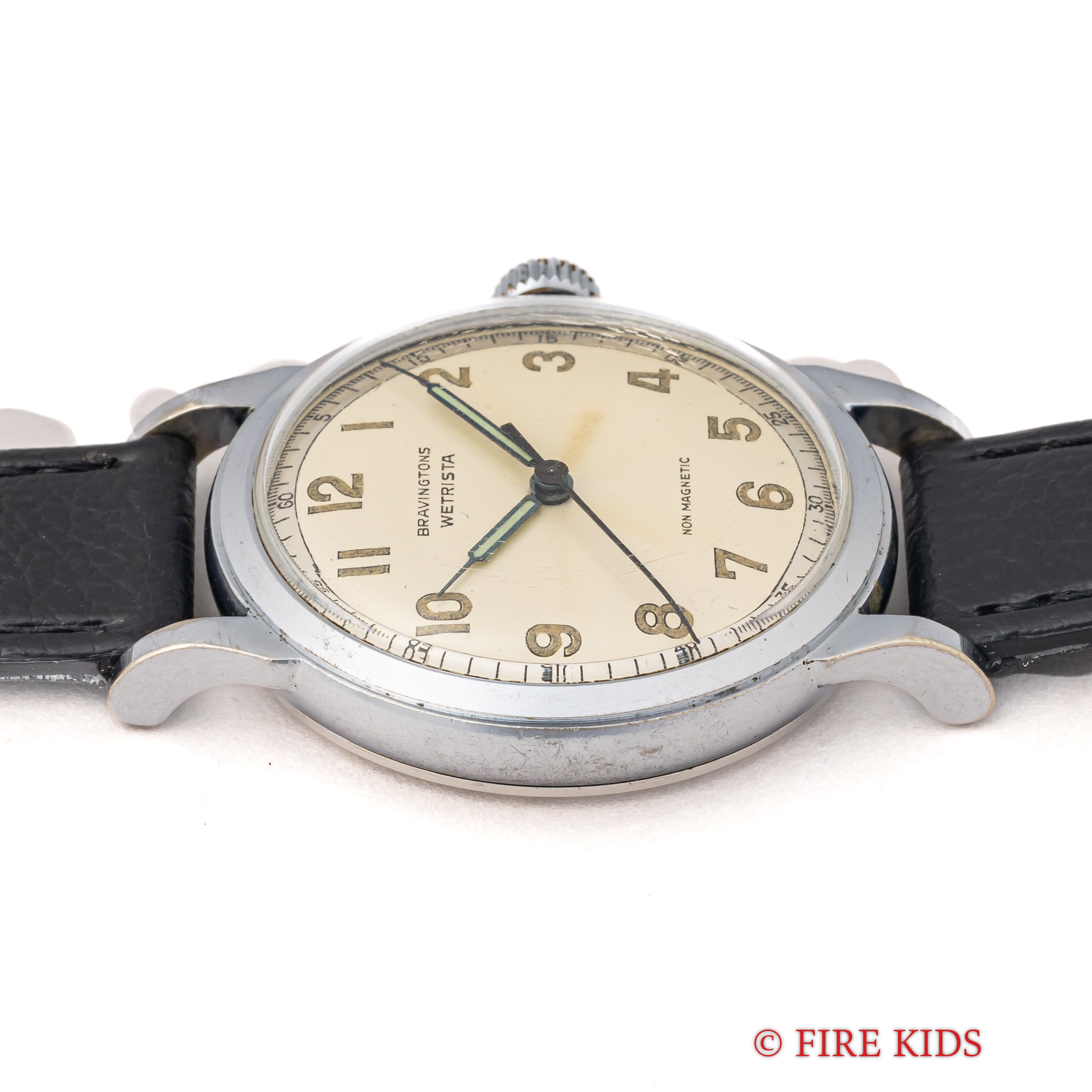 BRAVINGTONS デニソンケース アラビアダイヤル 1940年代製 センターセコンド