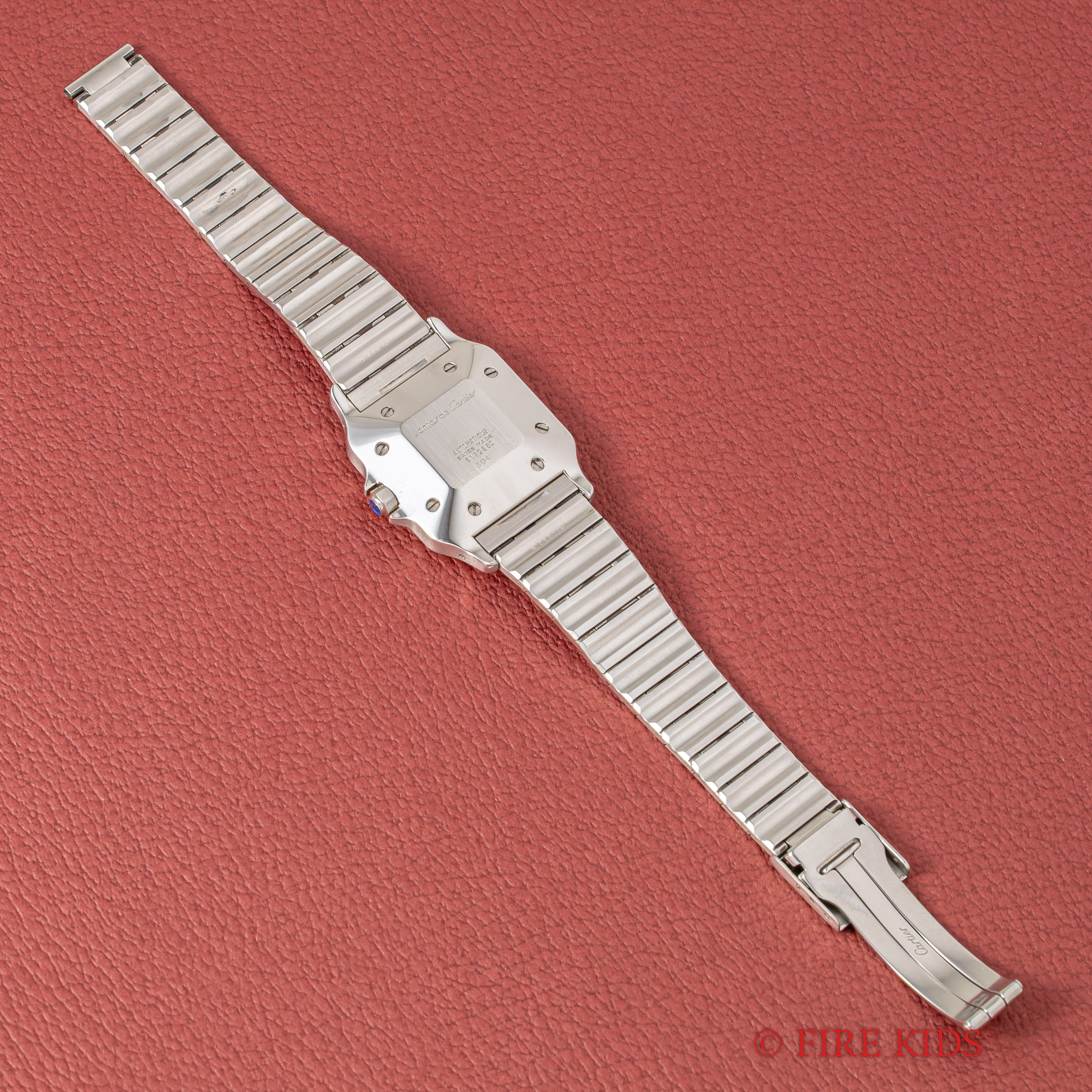 カルティエ サントス LMサイズ 1988年販売ギャラ Ref.2960 ステンレスケース 自動巻き 箱・ギャラ付