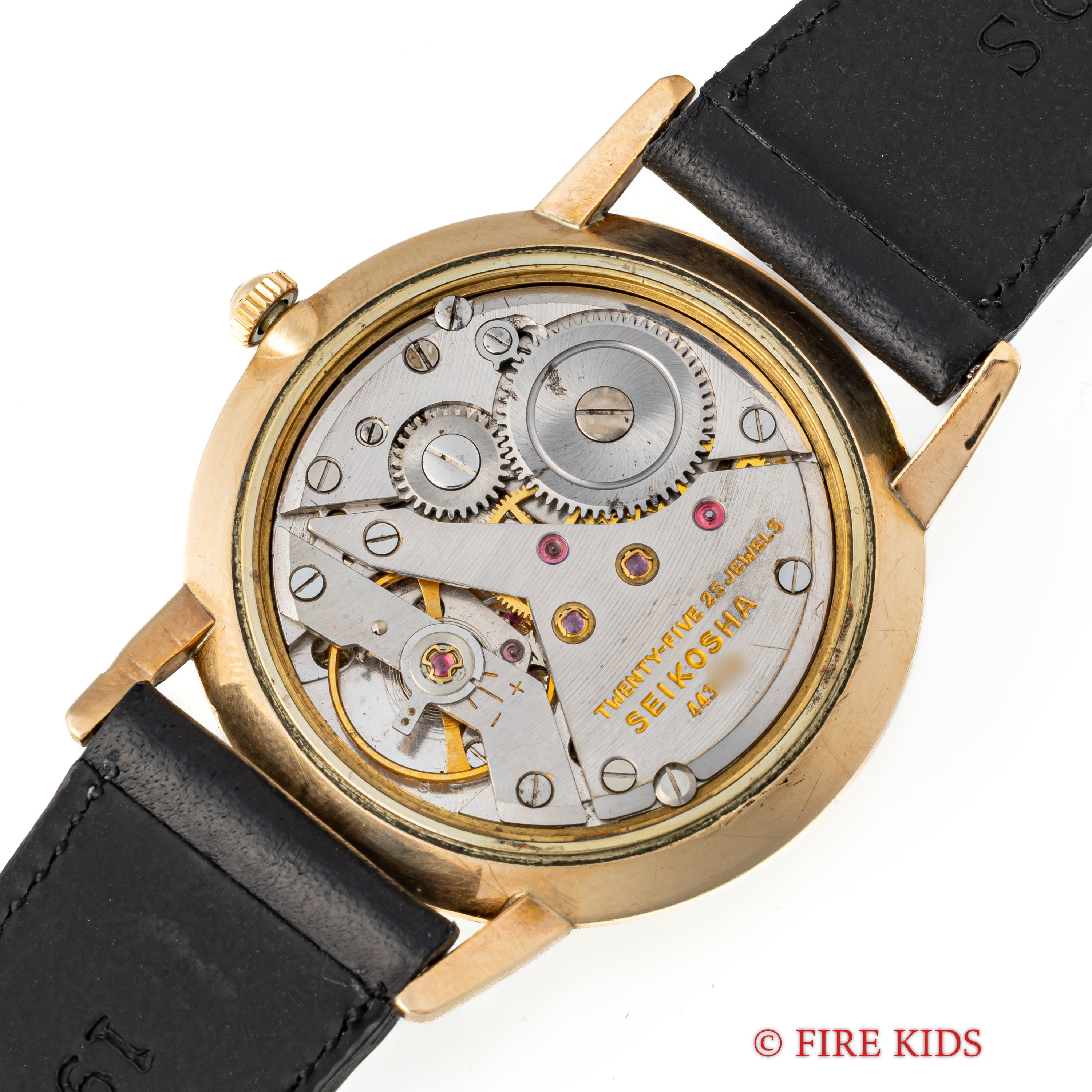 セイコー 1962年製 ゴールドフェザー 薄型手巻き Ref.15008E 14金張りケース SDダイヤル