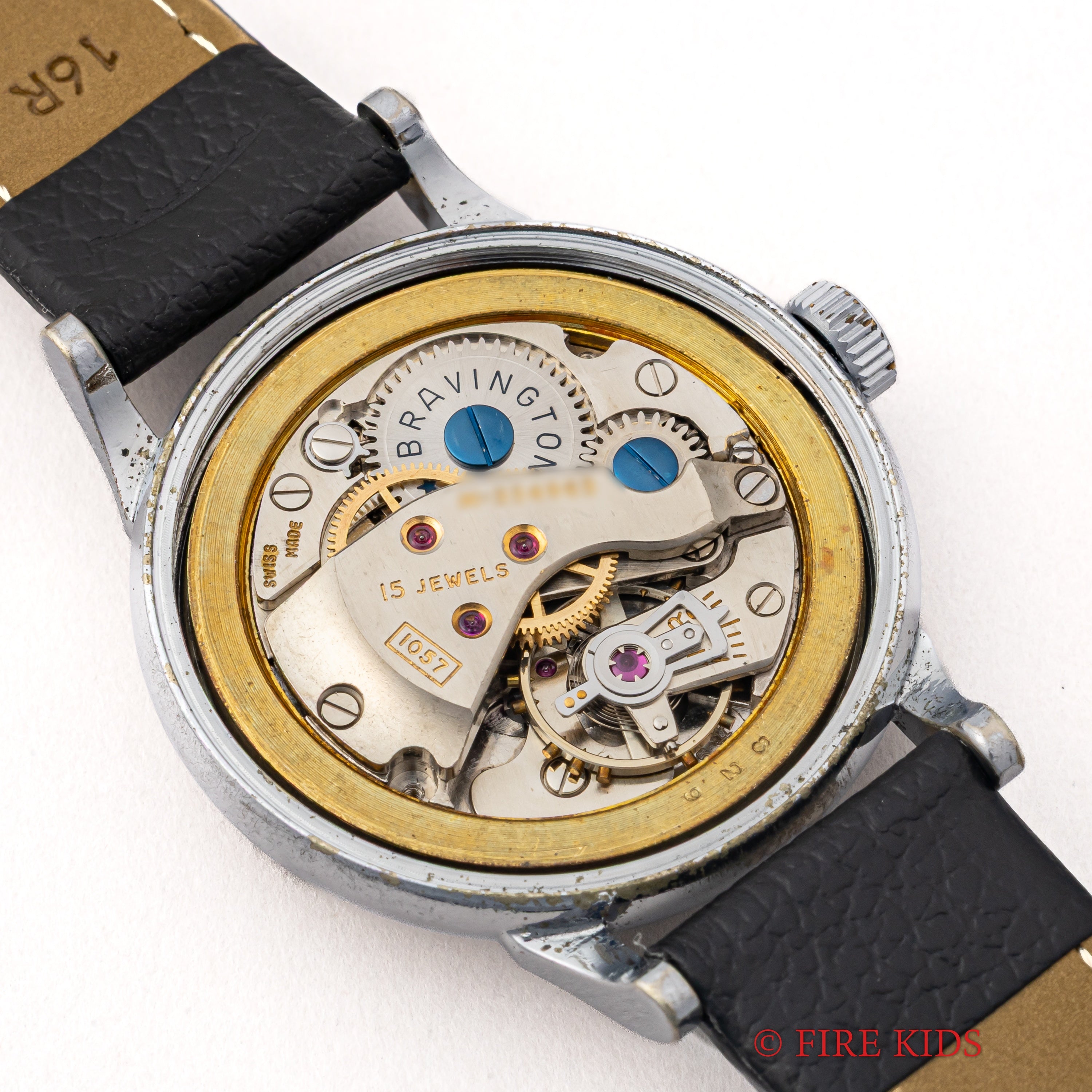 BRAVINGTONS デニソンケース アラビアダイヤル 1940年代製 センターセコンド