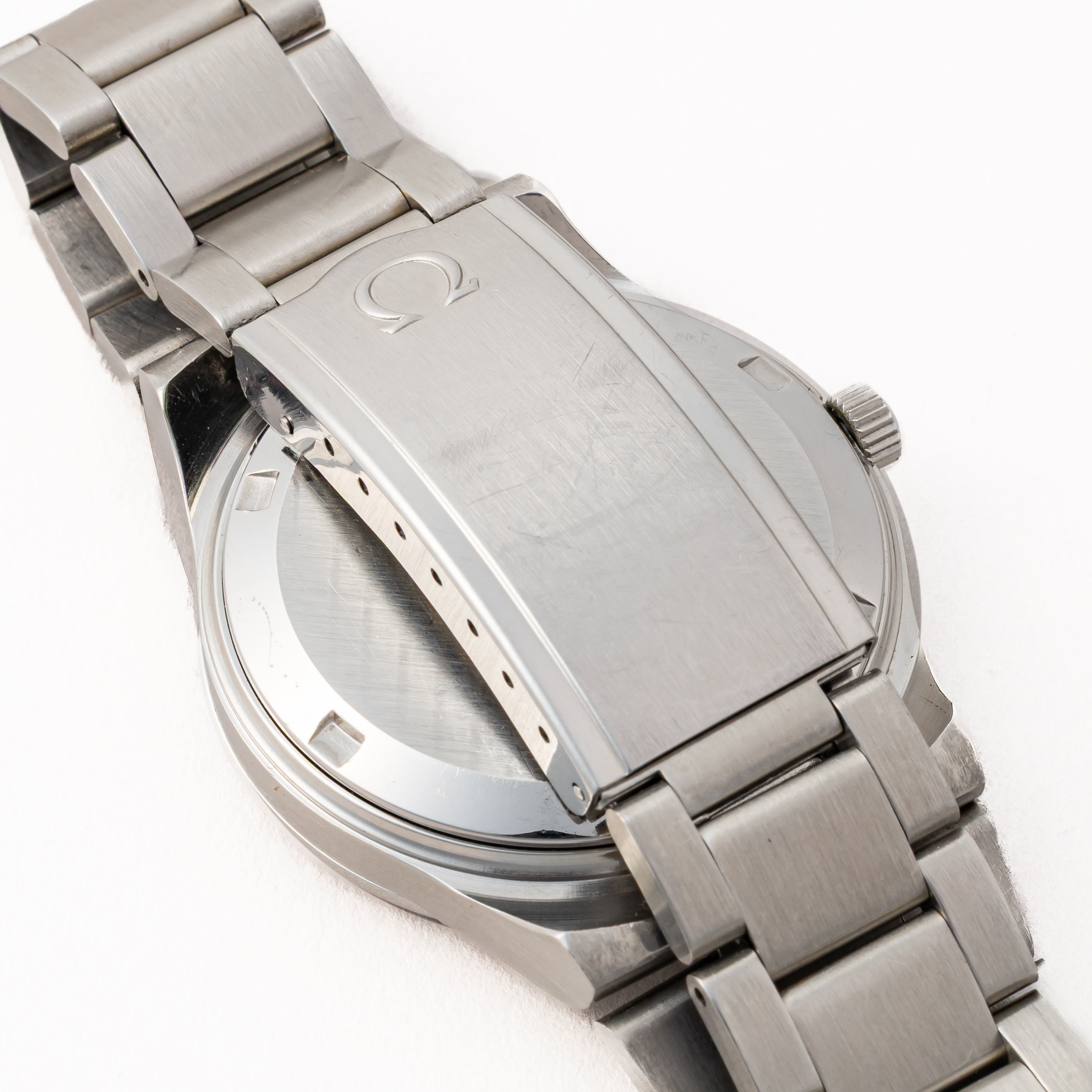 オメガ ジュネーブ 36㎜ビッグケース 1973年製 Ref.166.0173 純正3連ブレス