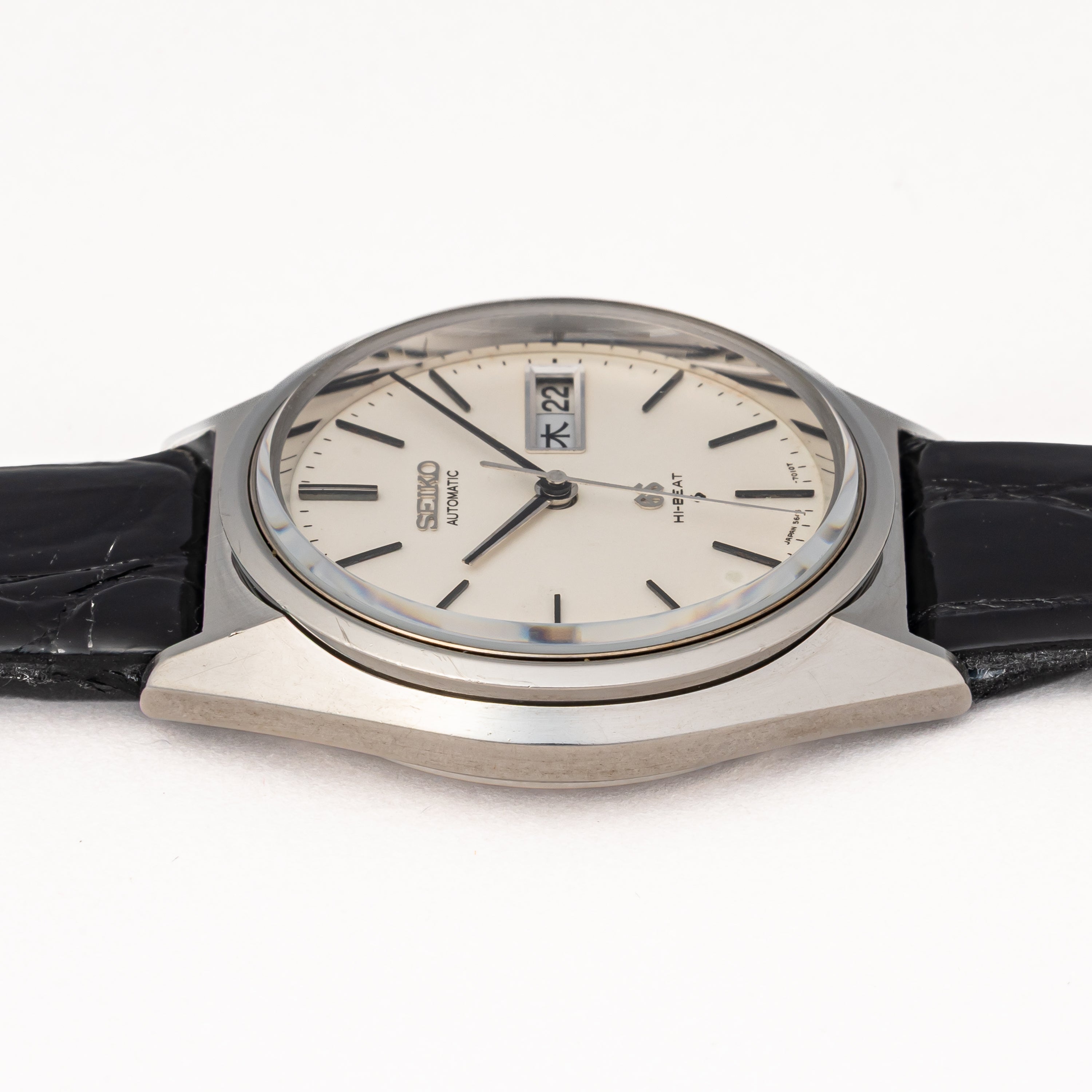 グランドセイコー 1971年製 Ref.5646-7010 56GS デイデイト ハイビート自動巻き アイボリー ダイヤル
