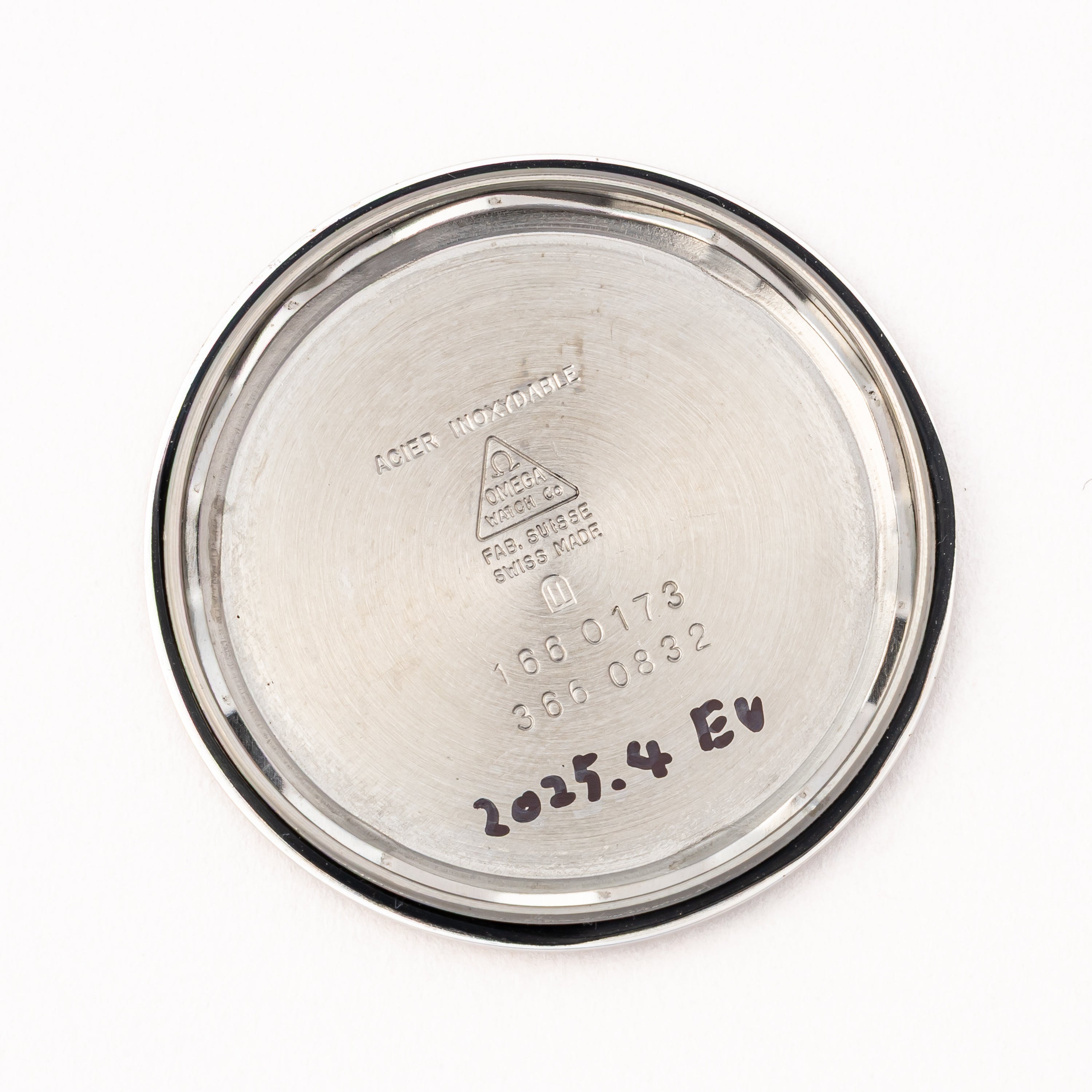 オメガ ジュネーブ 36㎜ビッグケース 1973年製 Ref.166.0173 純正3連ブレス