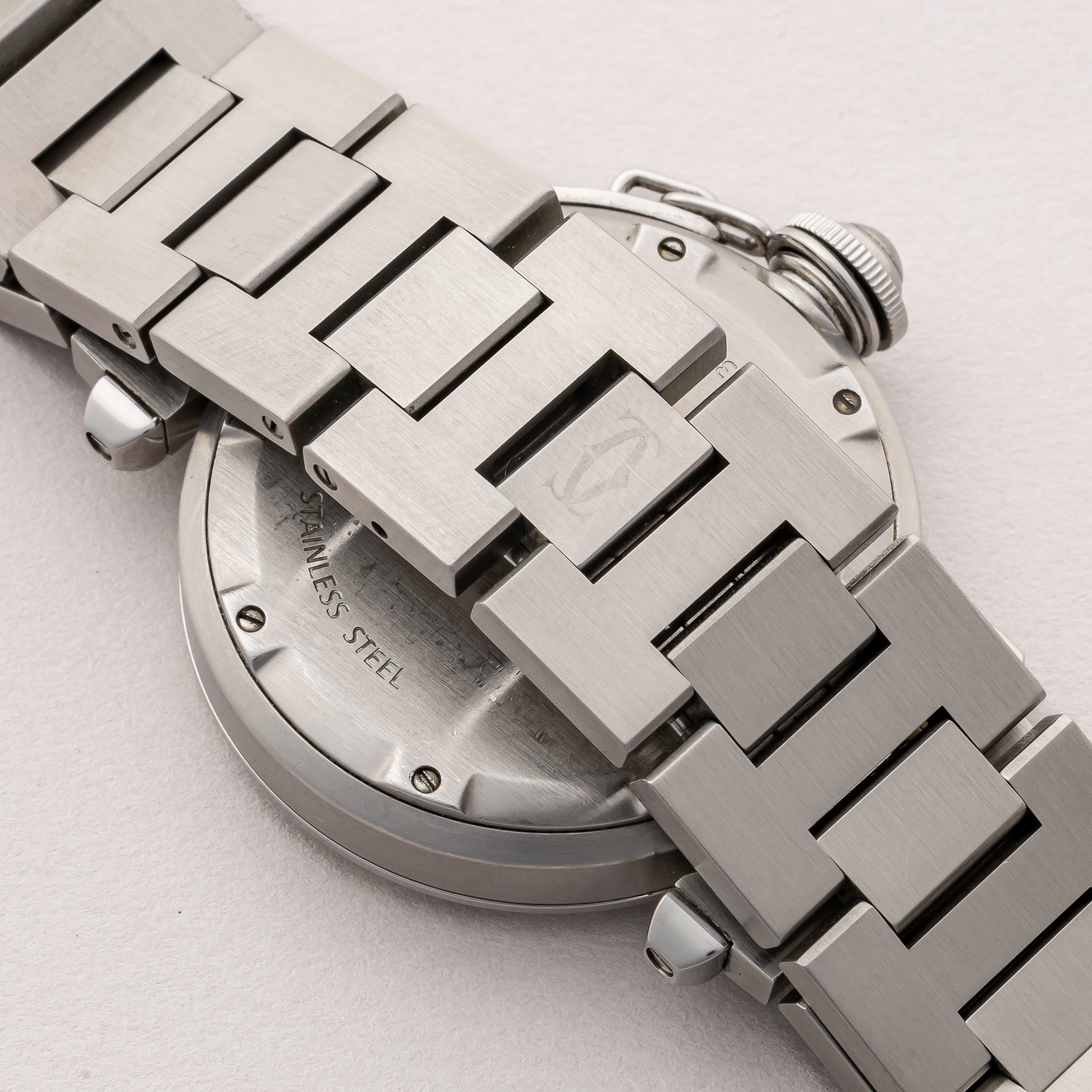 カルティエ パシャC メリディアン 2000年代製 Ref.2377 GMT シルバーダイヤル