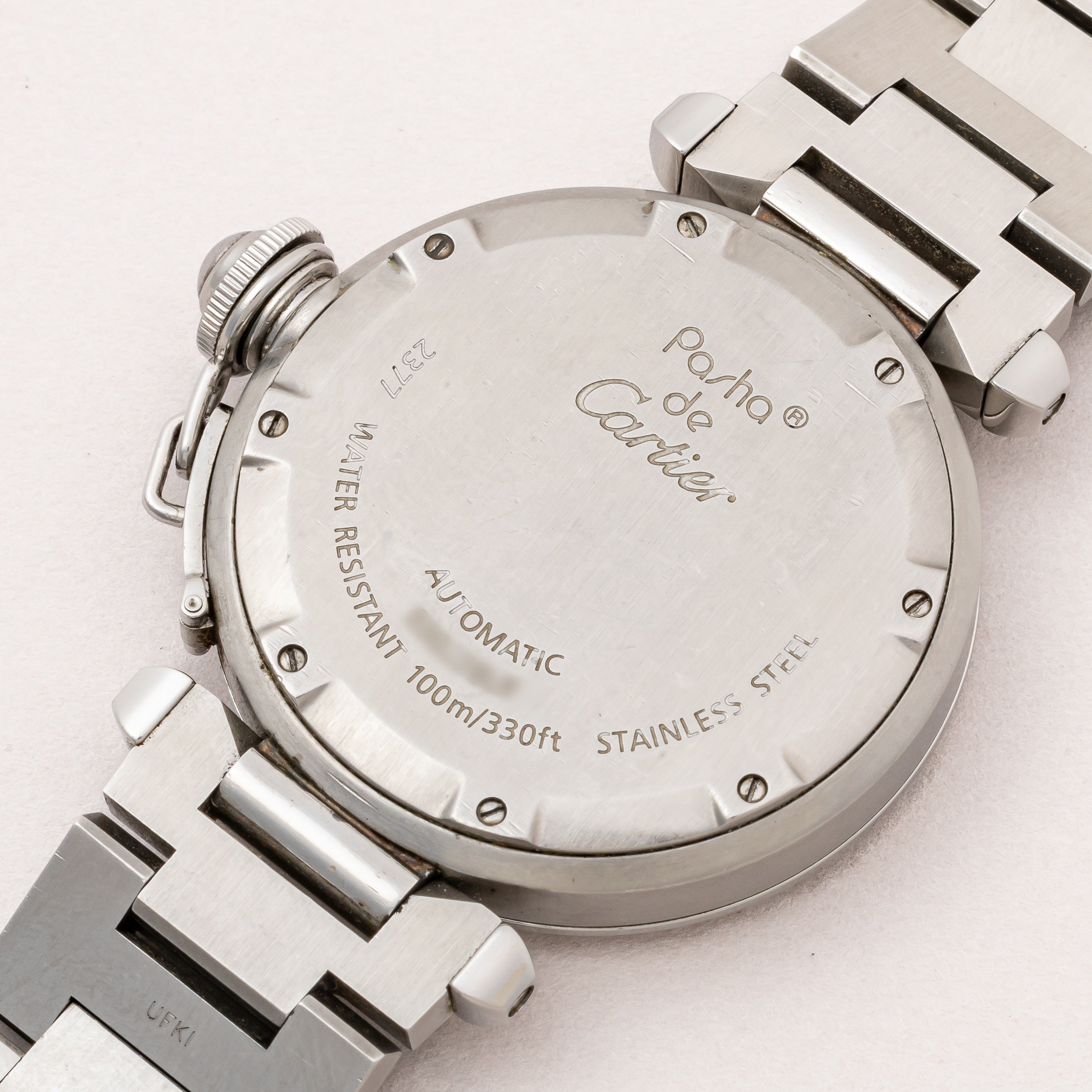 カルティエ パシャC メリディアン 2000年代製 Ref.2377 GMT シルバーダイヤル