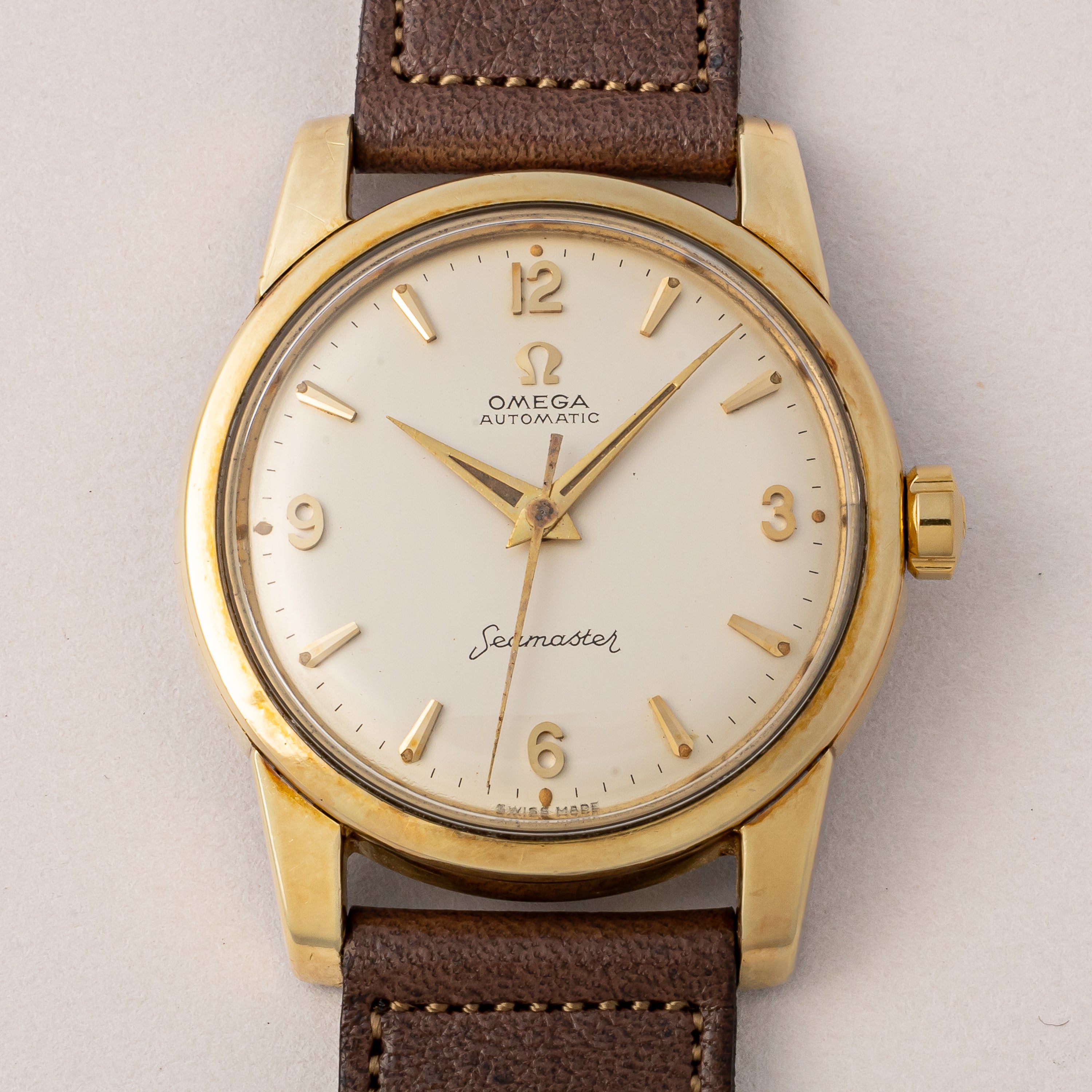 オメガ シーマスター 1958年製 Ref.2997SC トップゴールドケース 自動巻き
