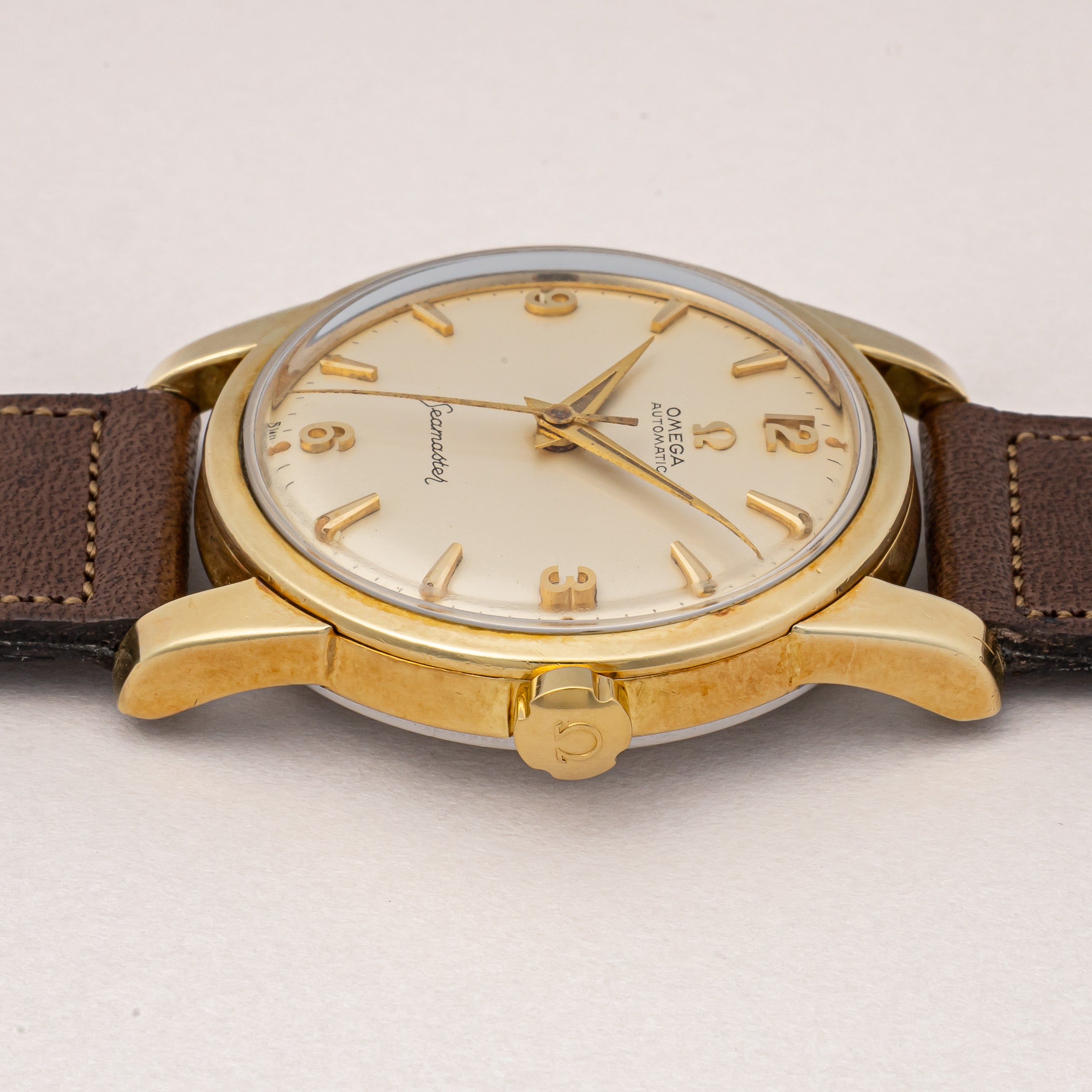 オメガ シーマスター 1958年製 Ref.2997SC トップゴールドケース 自動巻き