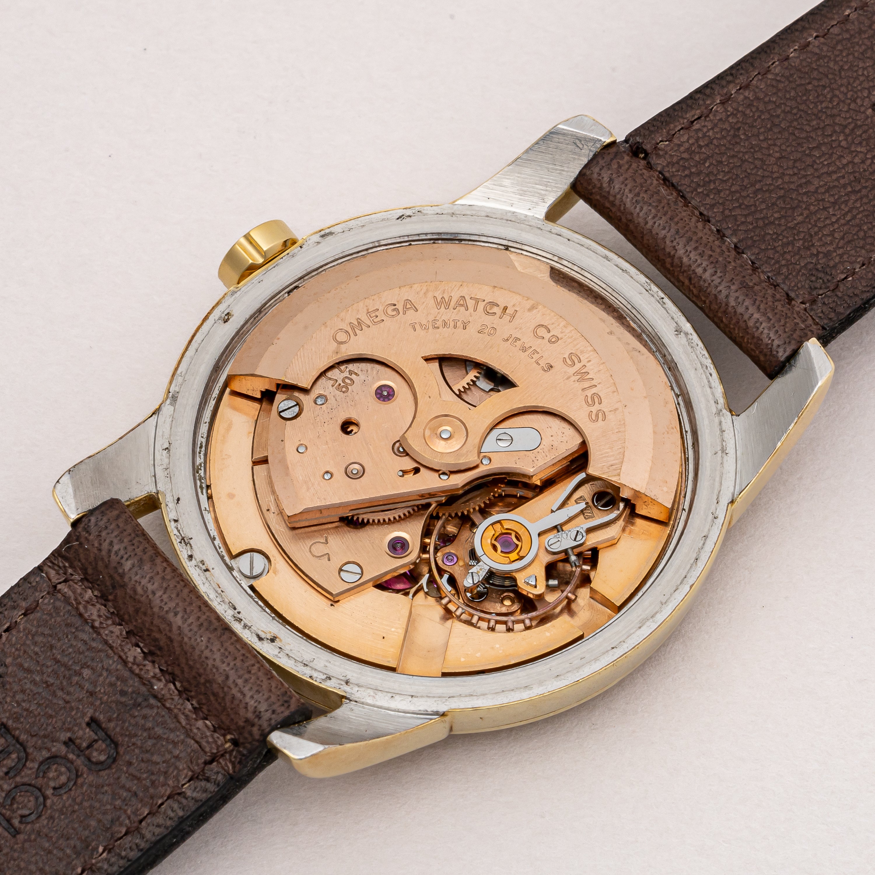オメガ シーマスター 1958年製 Ref.2997SC トップゴールドケース 自動巻き