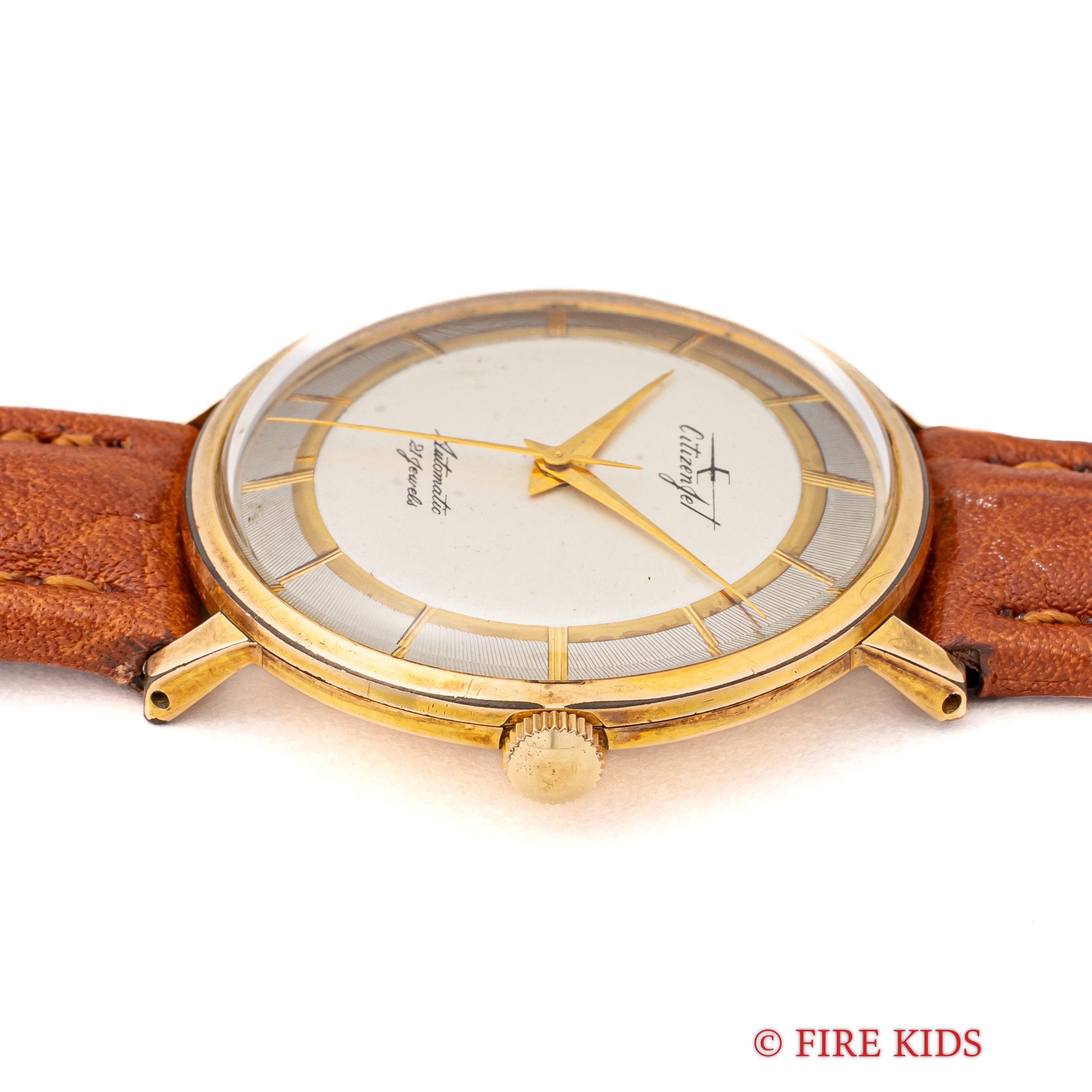 シチズン ジェット 1961年製 21石自動巻き ツートンダイヤル ノンデイト