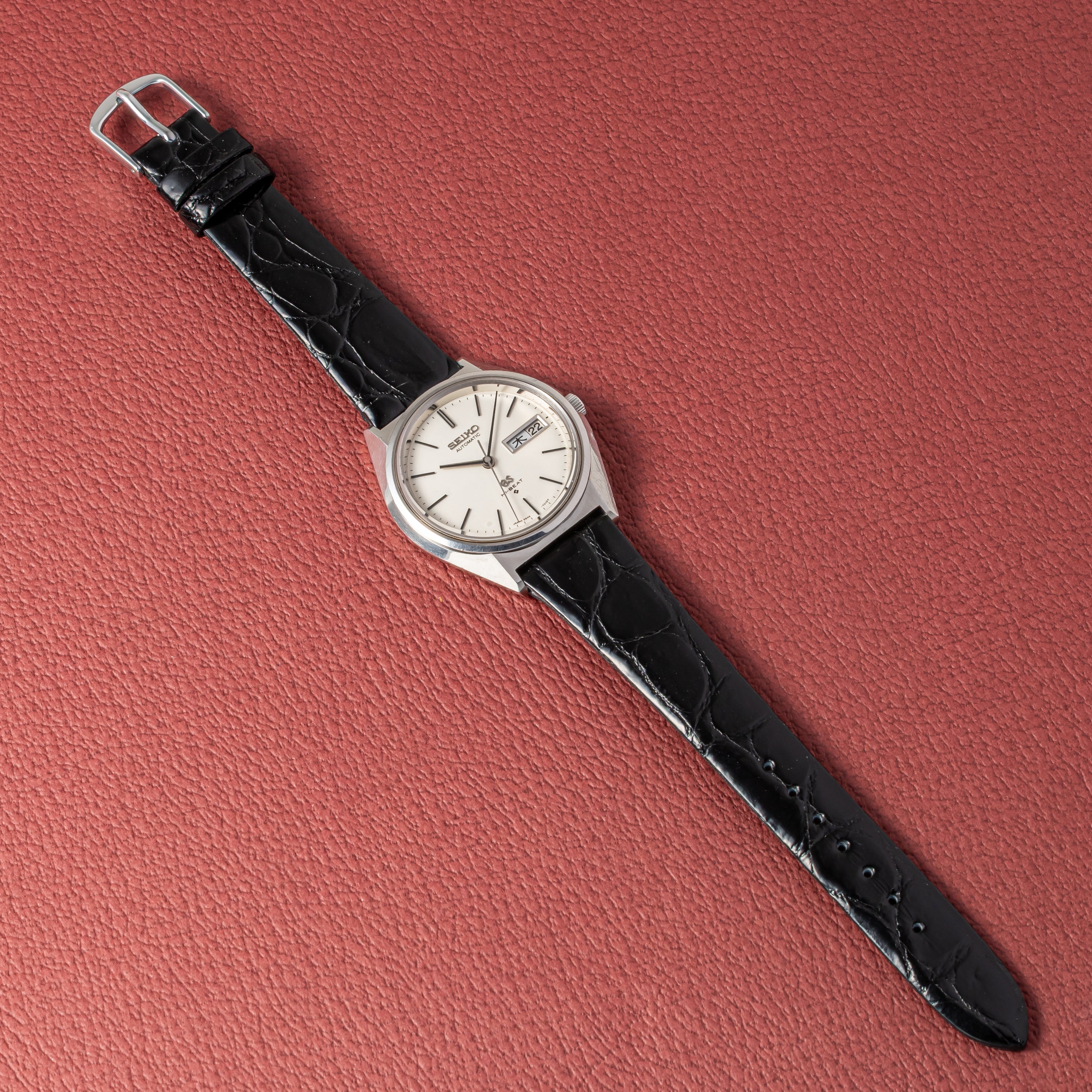 グランドセイコー 1971年製 Ref.5646-7010 56GS デイデイト ハイビート自動巻き アイボリー ダイヤル