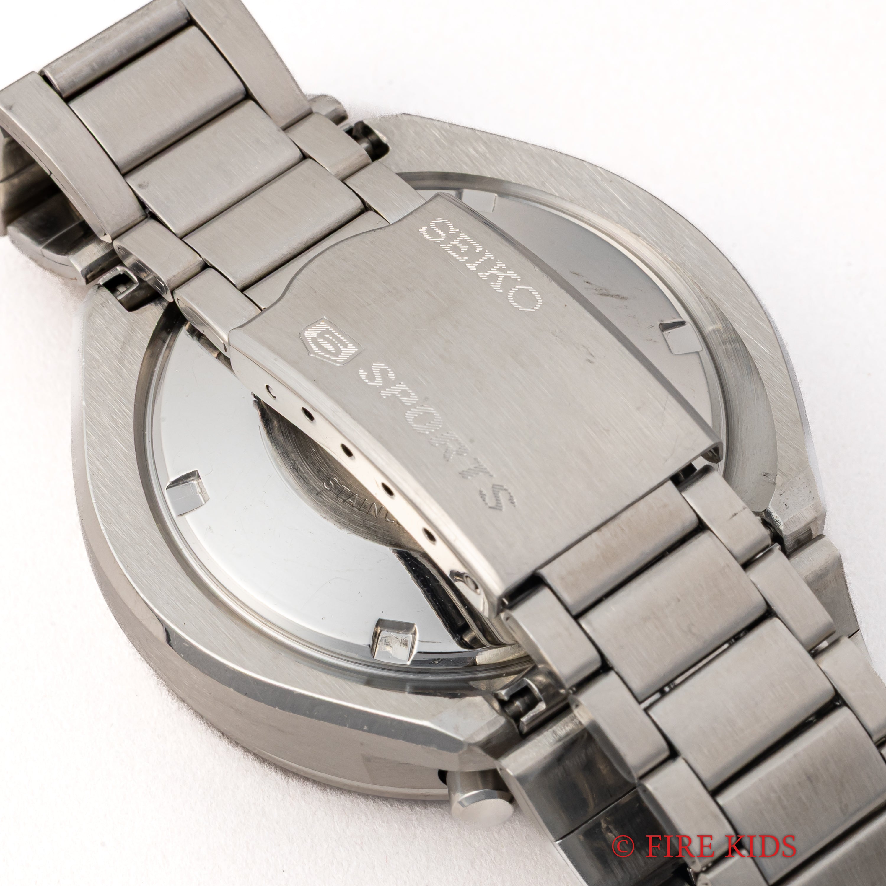セイコー 1974年製 茶馬 Ref.6138-0040 5スポーツ スピードタイマー 純正ステンレスブレス