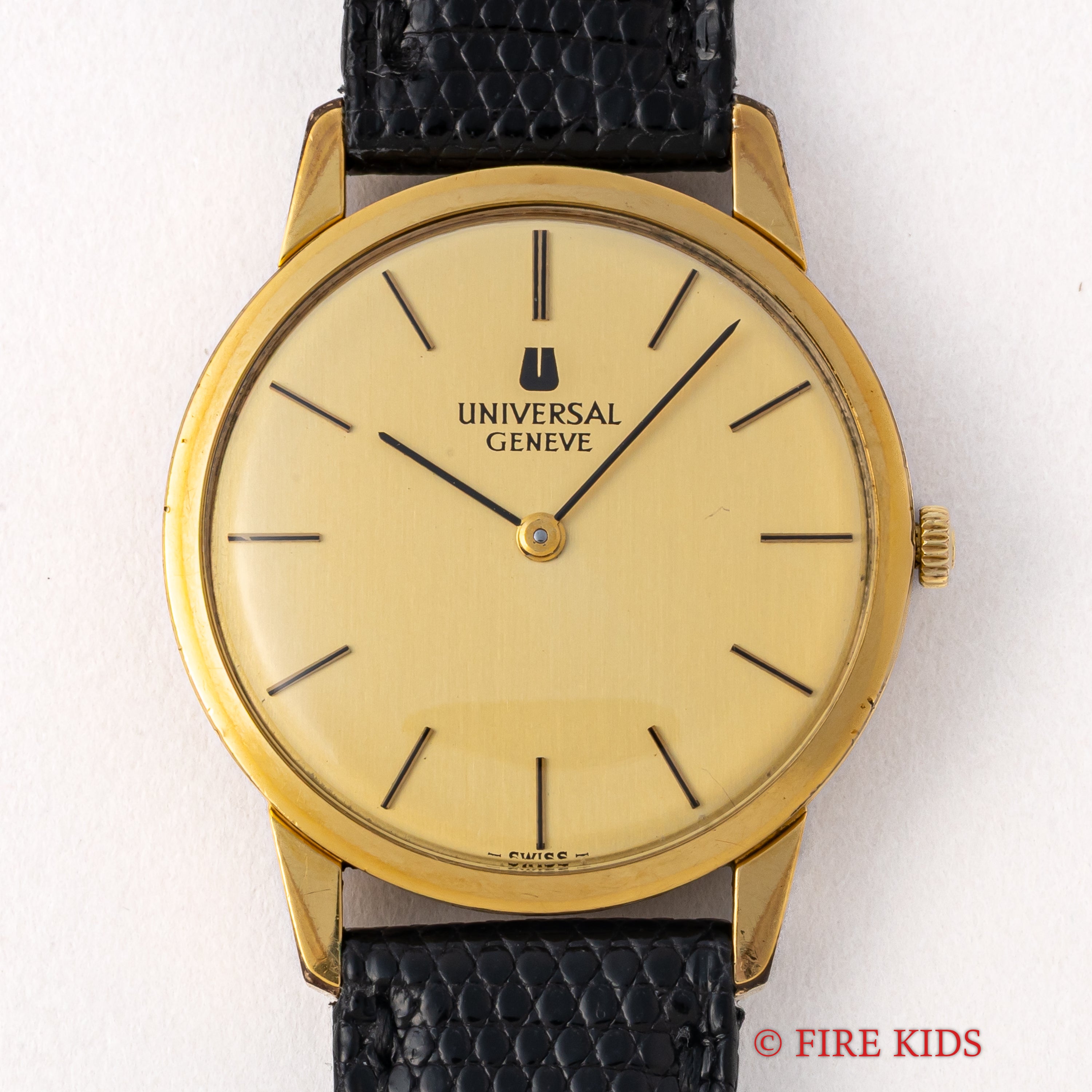 ユニバーサル・ジュネーブ シャンパンダイヤル 手巻き 1970年代製 金張り Ref.542101 Cal.1-42