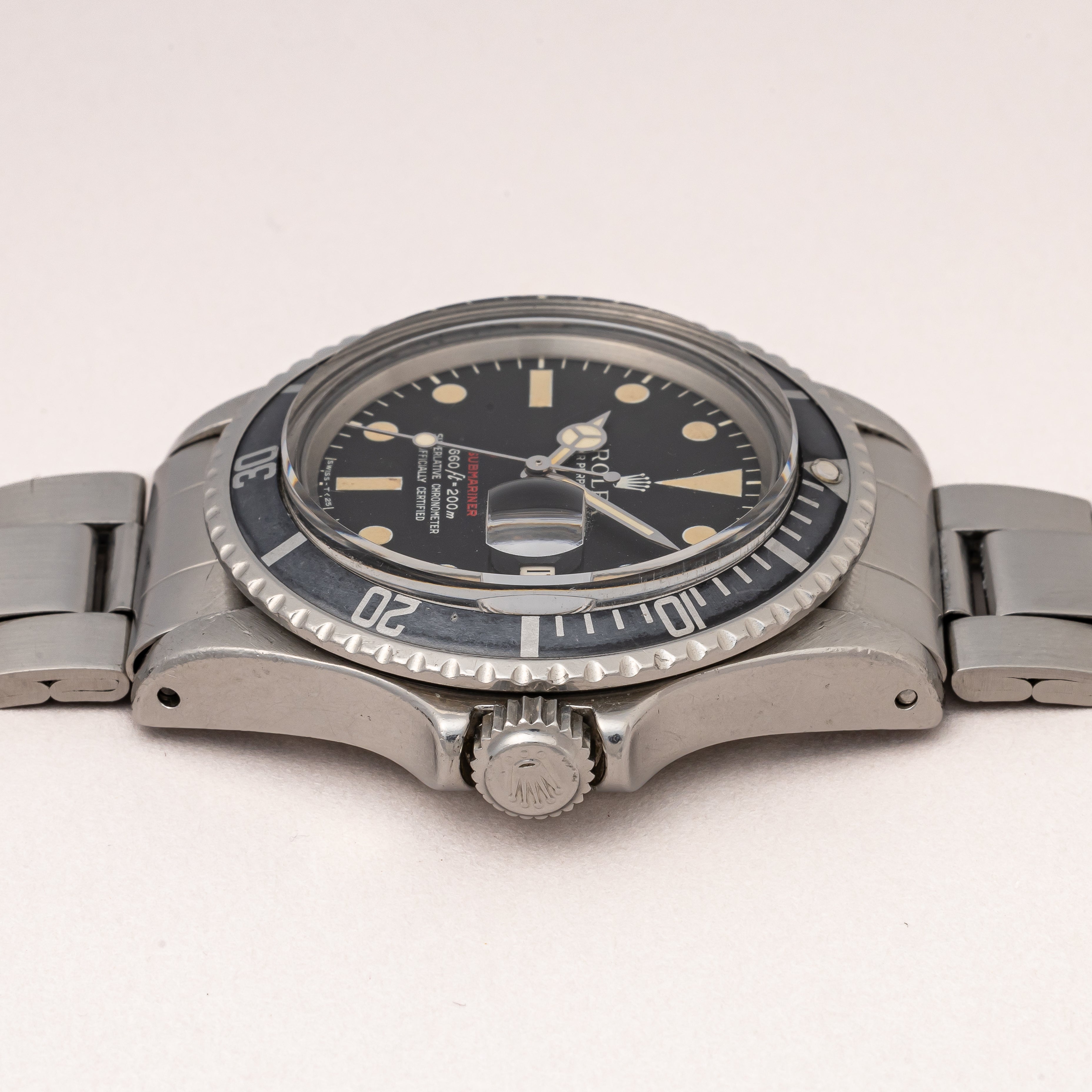 ロレックス サブマリーナ 赤サブ 1971年製 Ref.1680 Mark4ダイヤル